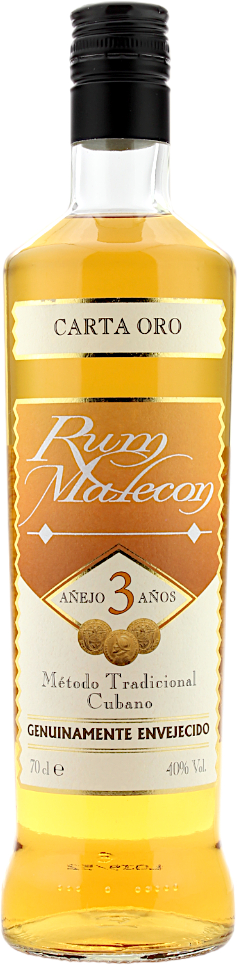 Malecon Rum Carta Oro 3 Jahre 40.0% 0,7l