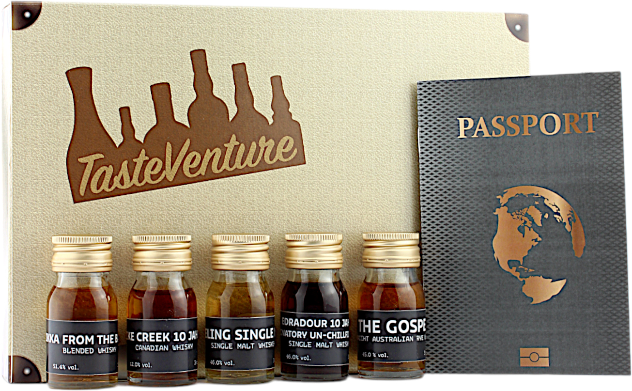 World of Whisky Tasting Box - International Whisky Journey 46.1% 5x30ml - Tasteventure