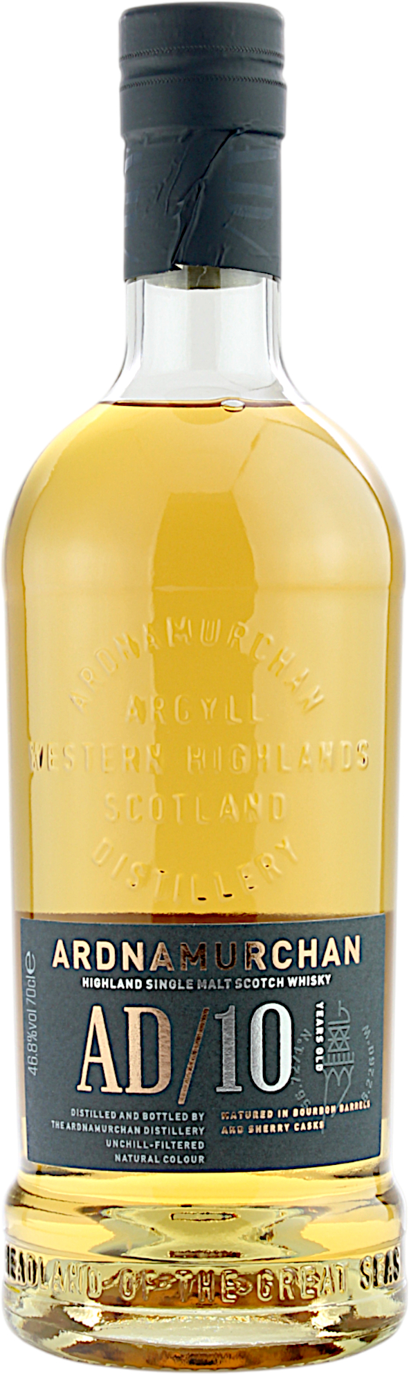 Ardnamurchan 10 Jahre AD/10 Single Malt Scotch Whisky Release 2025 46.8% 0,7l