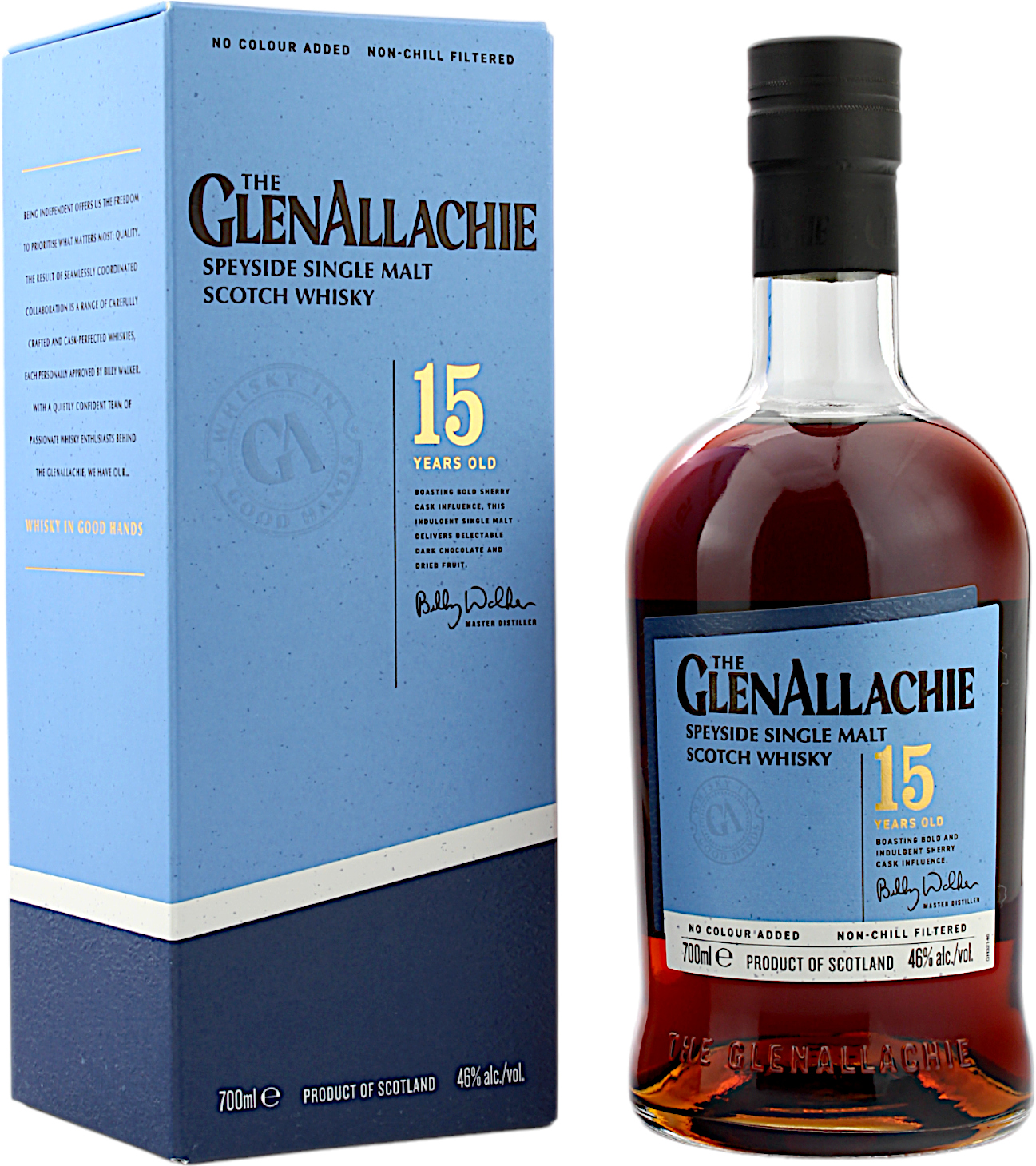 Glenallachie 15 Jahre neues Design 46.0% 0,7l Glenallachie 15 Jahre neues Design 46.0% 0,7l