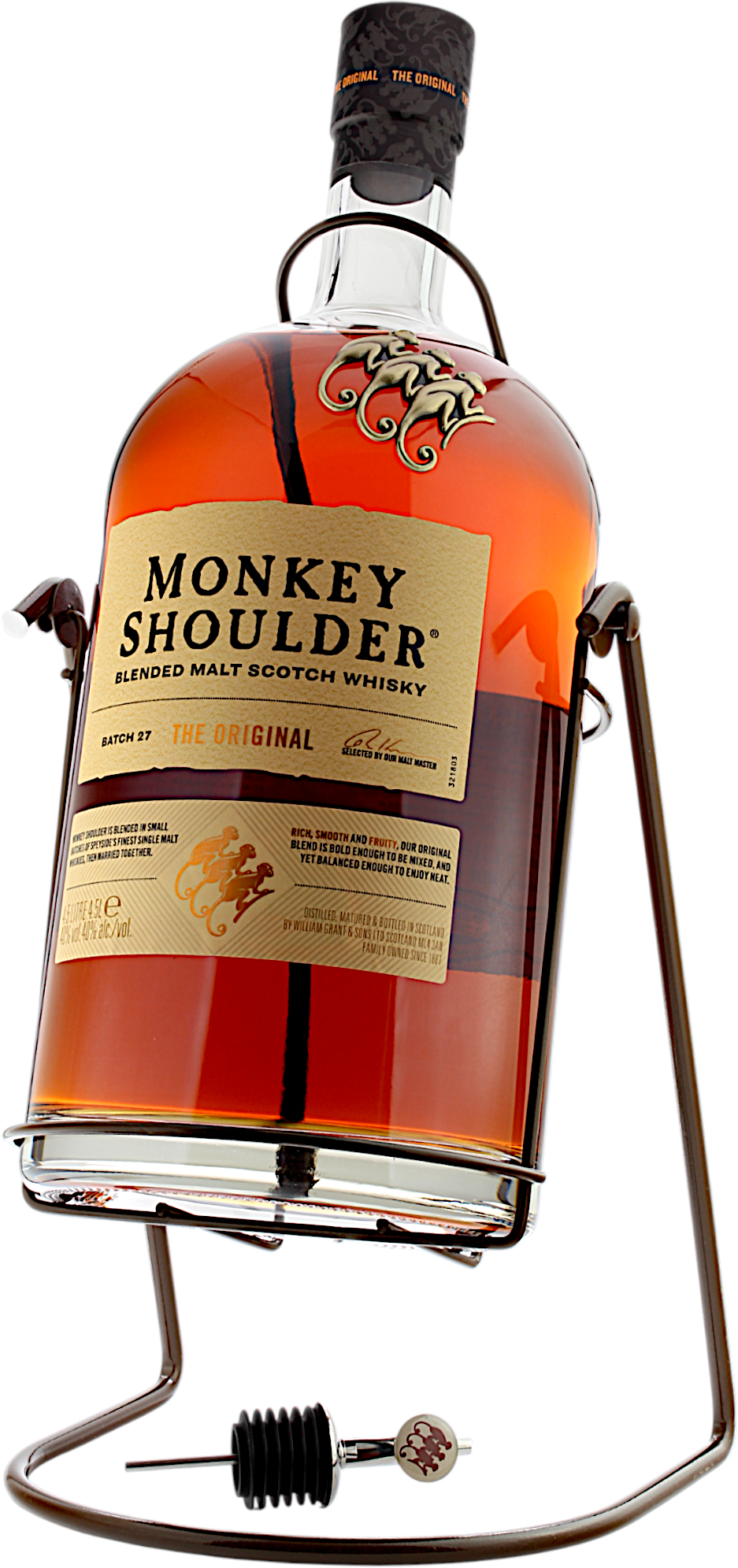 Monkey Shoulder The Gorilla Großflasche mit Ausgießhilfe 40.0% 4,5l