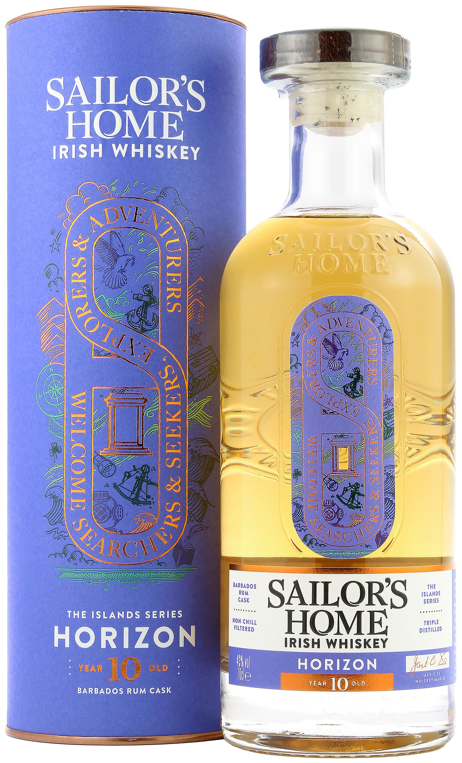 Sailor's Home 10 Jahre The Horizon Rum Cask Finish in Geschenkbox 43.0% 0,7l