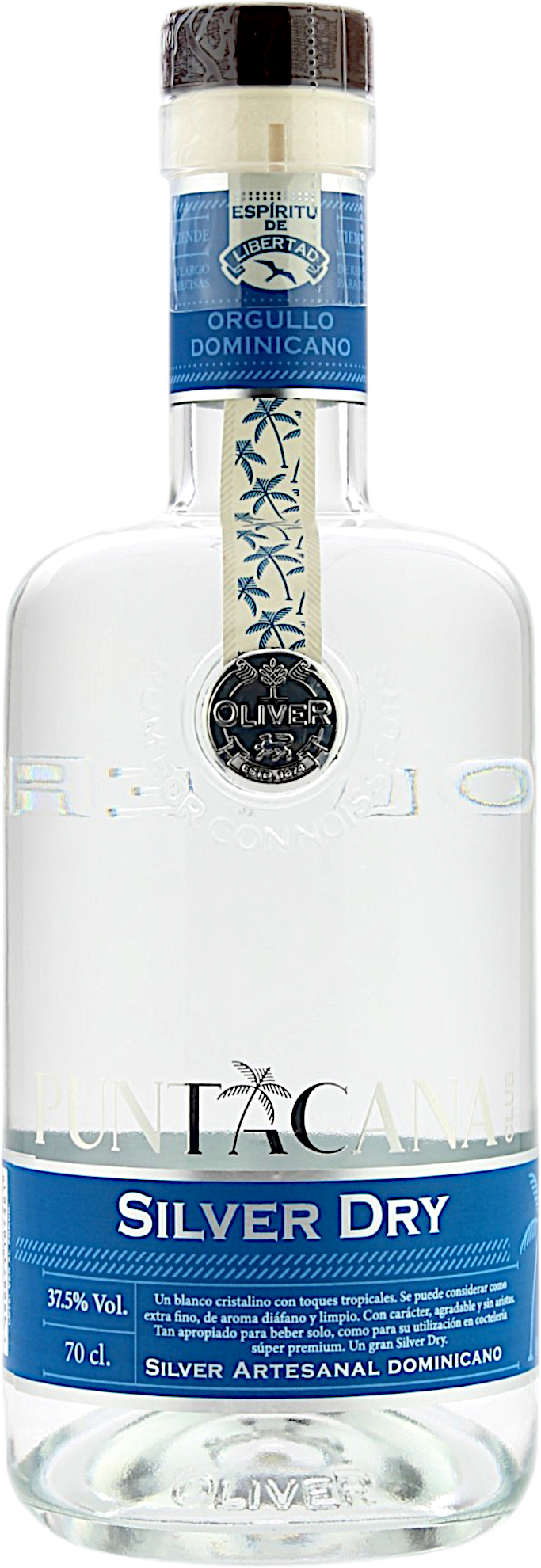 Oliver & Oliver PuntaCana Club Silver Dry Rum 37.5% 0,7l