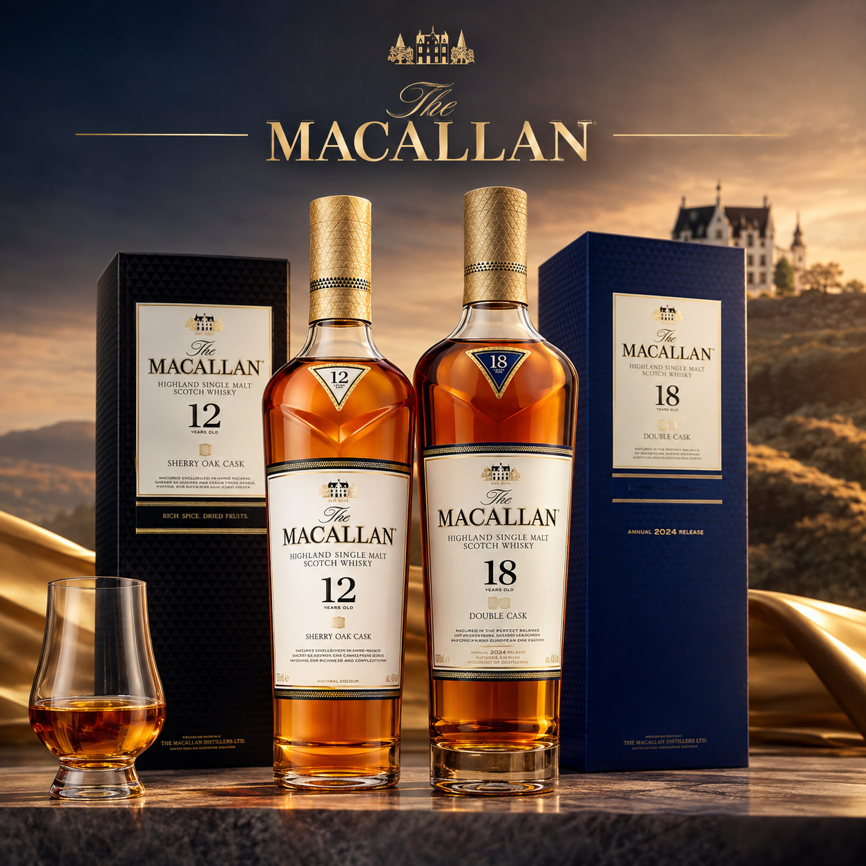 Macallan Marke 12 und 18
