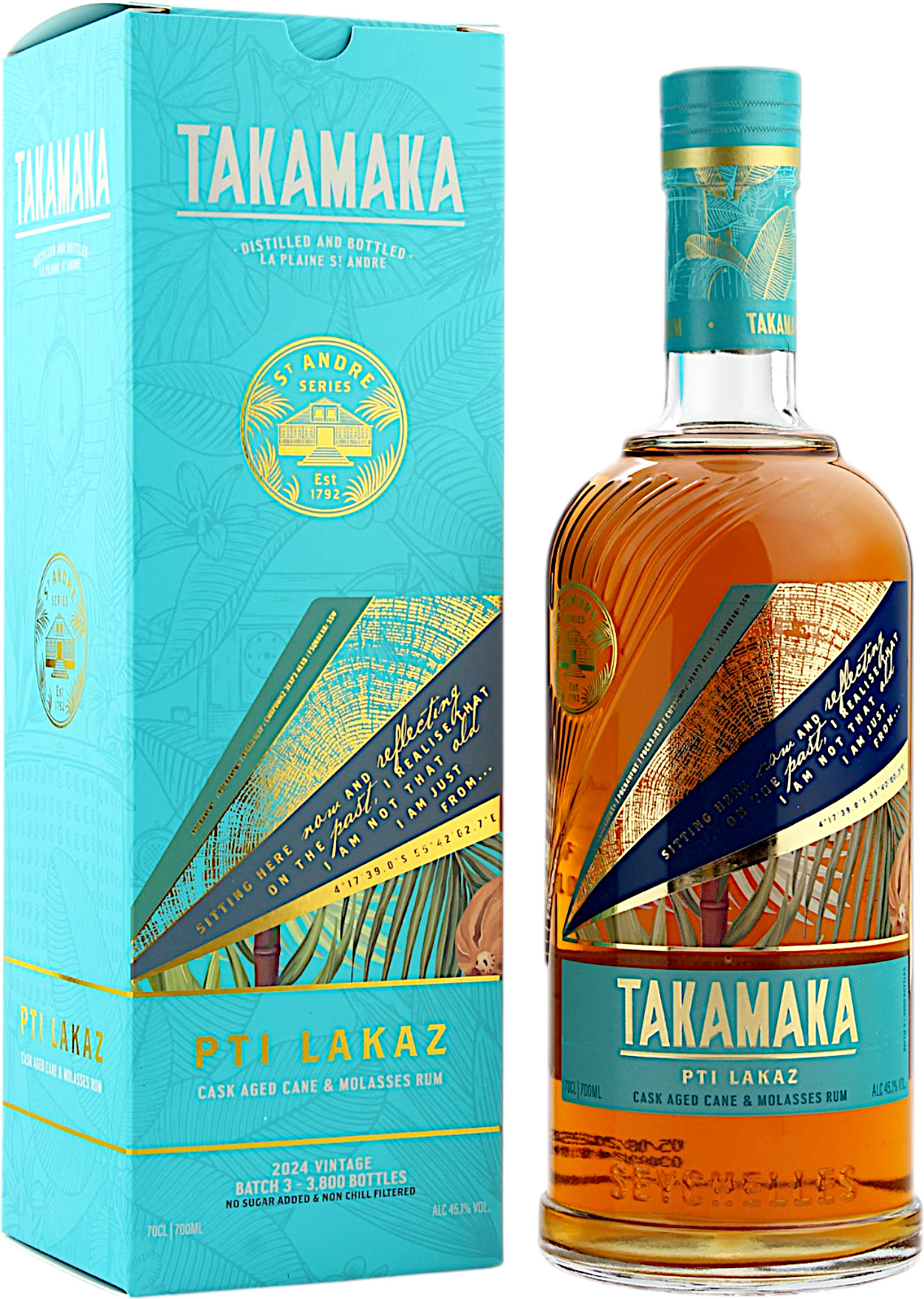 Takamaka PTI LAKAZ 2024 Vintage Batch 3 45.1% 0,7l