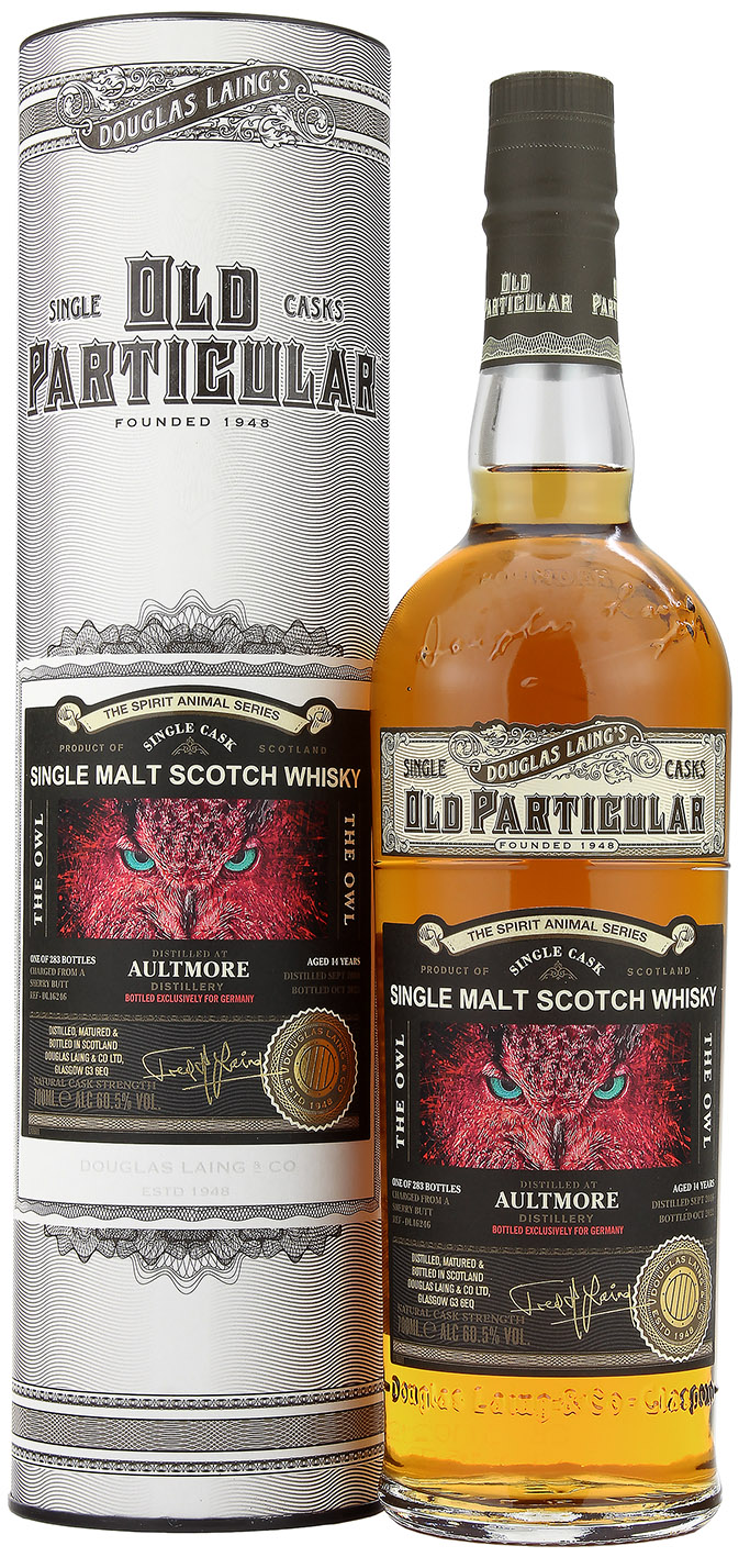 Aultmore 14 Jahre 2008/2022 Sherry Cask Animal Series Old Particular 60.5% 0,7l