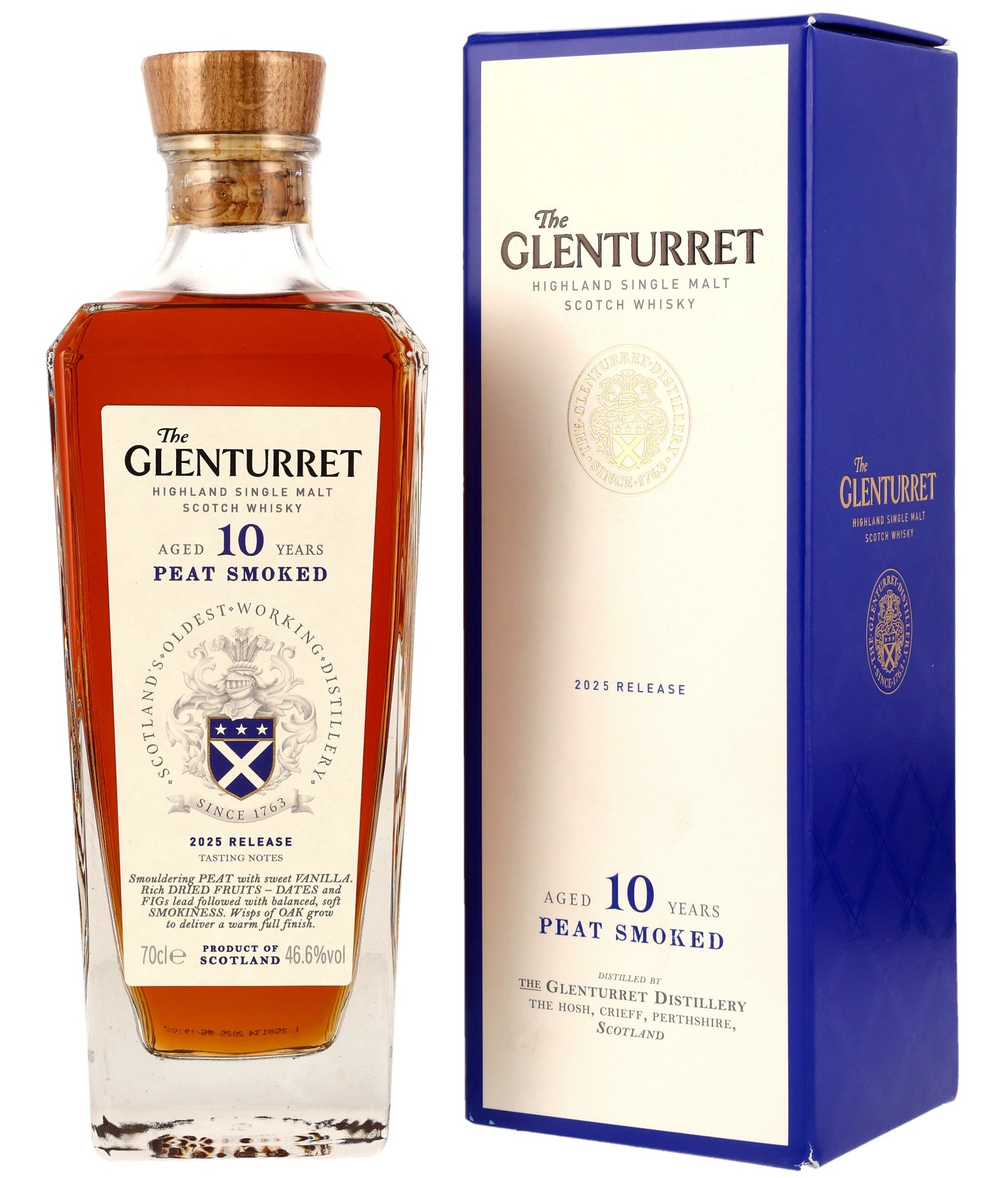 Glenturret 10 Jahre Peat Smoked 2025 46.6% 0,7l