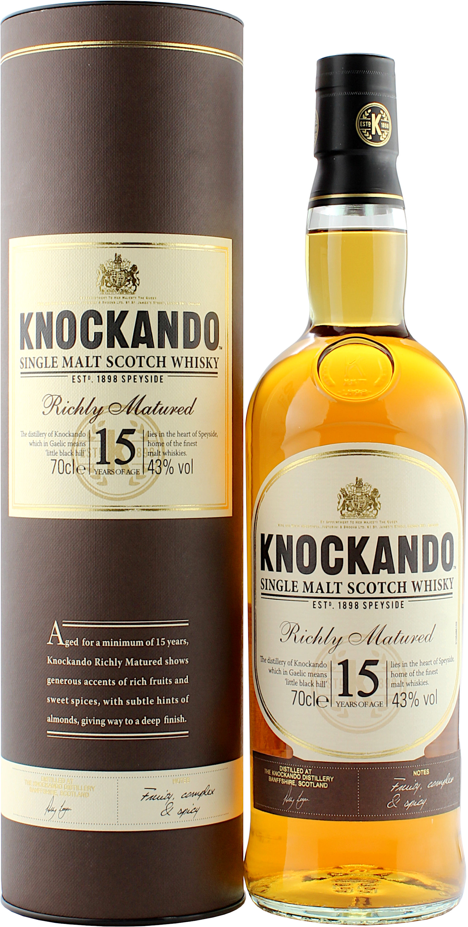 Knockando 15 Jahre Richly Matured 43.0% 0,7l