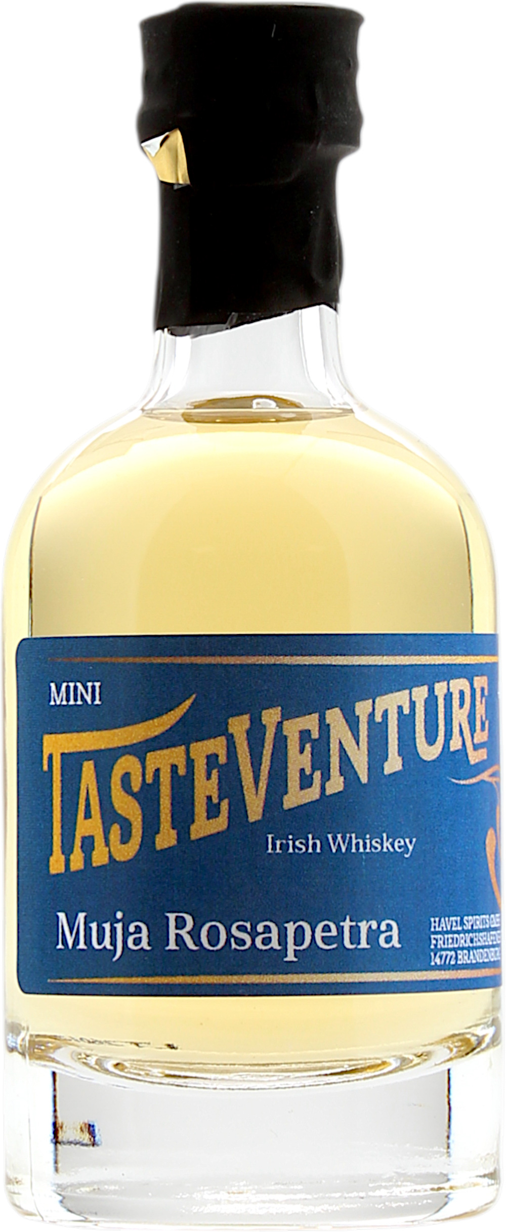 Miniatur Muja Rosapetra Irish Whiskey Tasteventure 44.0% 0,05l
