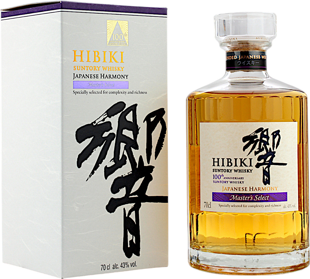 Hibiki Japanese Harmony Master Select 100th Anniversary 43.0% 0,7l