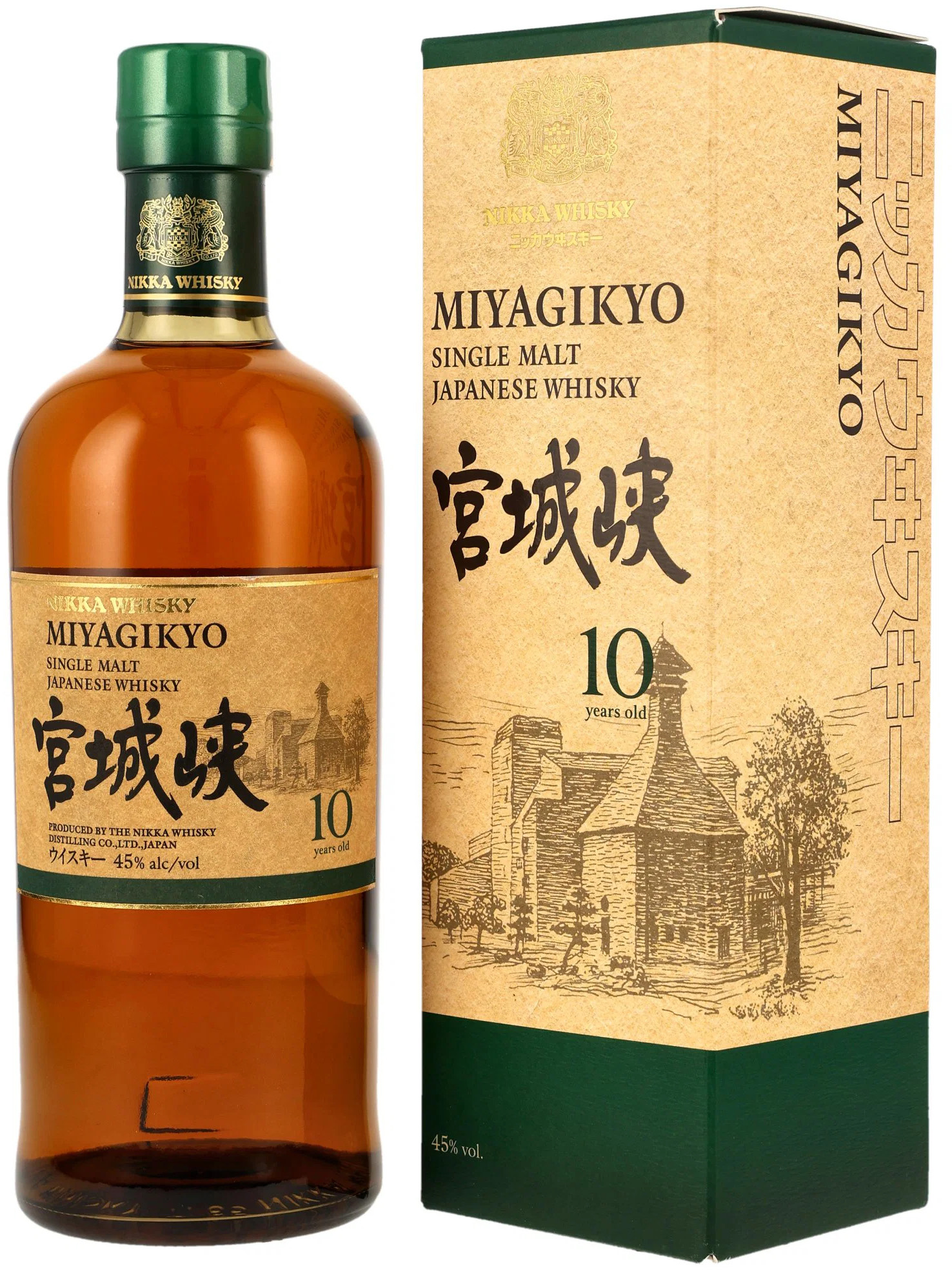 Nikka Miyagikyo 10 Jahre Single Malt 45.0% 0,7l