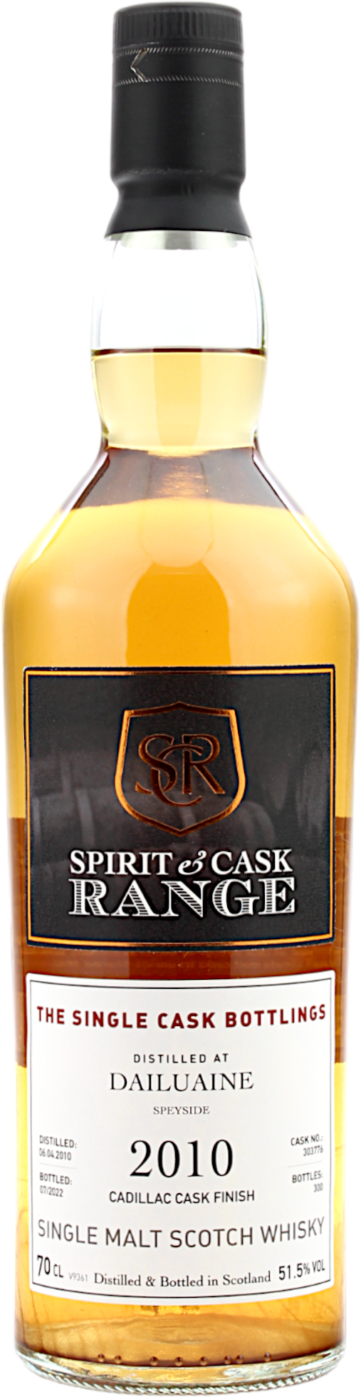 Dailuaine 12 Jahre 2010/2022 Cadillac Wine Cask Finish Spirit & Cask Range 51.5% 0,7l