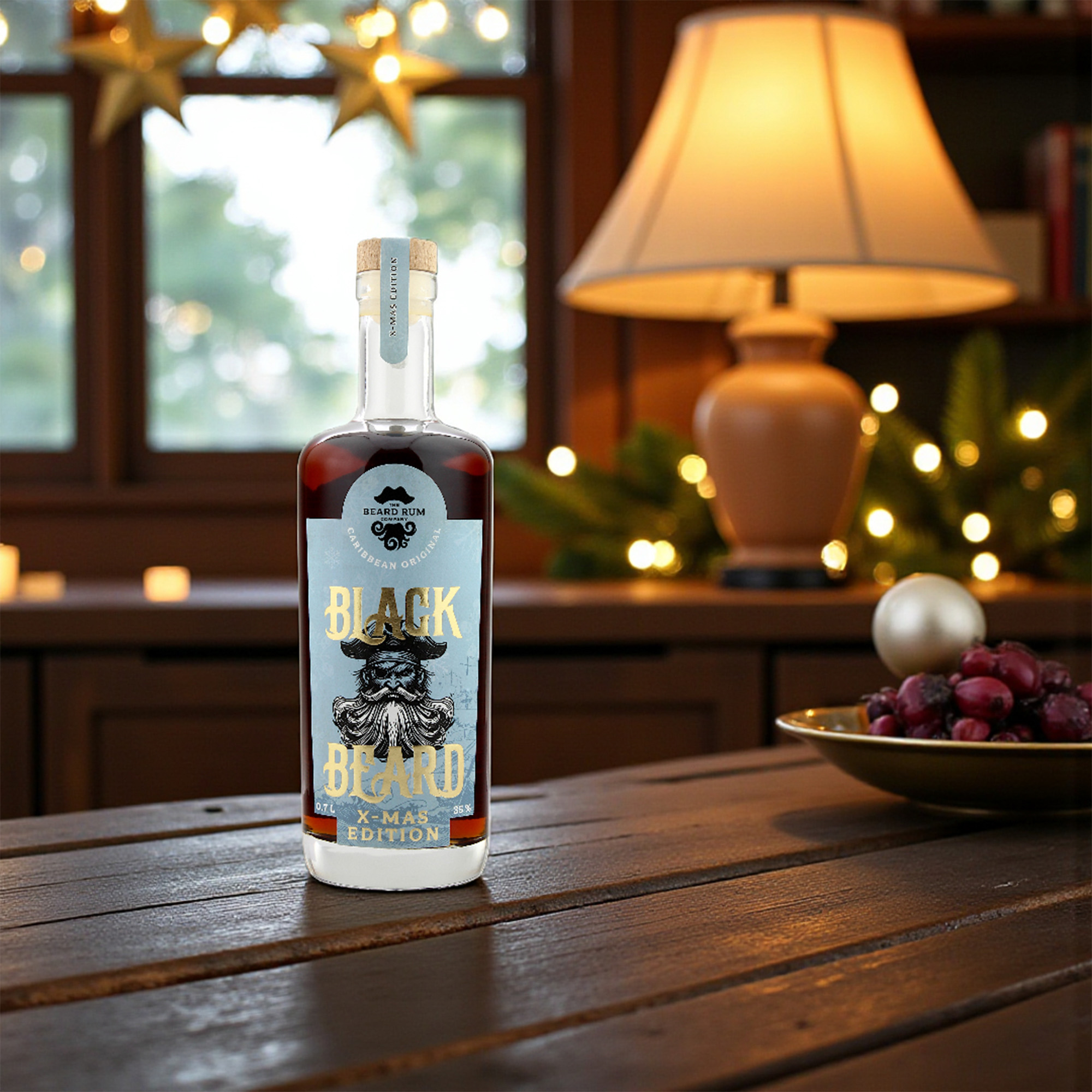 Blackbeard's X-Mas Edition Spiced Rum - The Beard Rum Company 35.0% 0,7l – Ansicht 2
