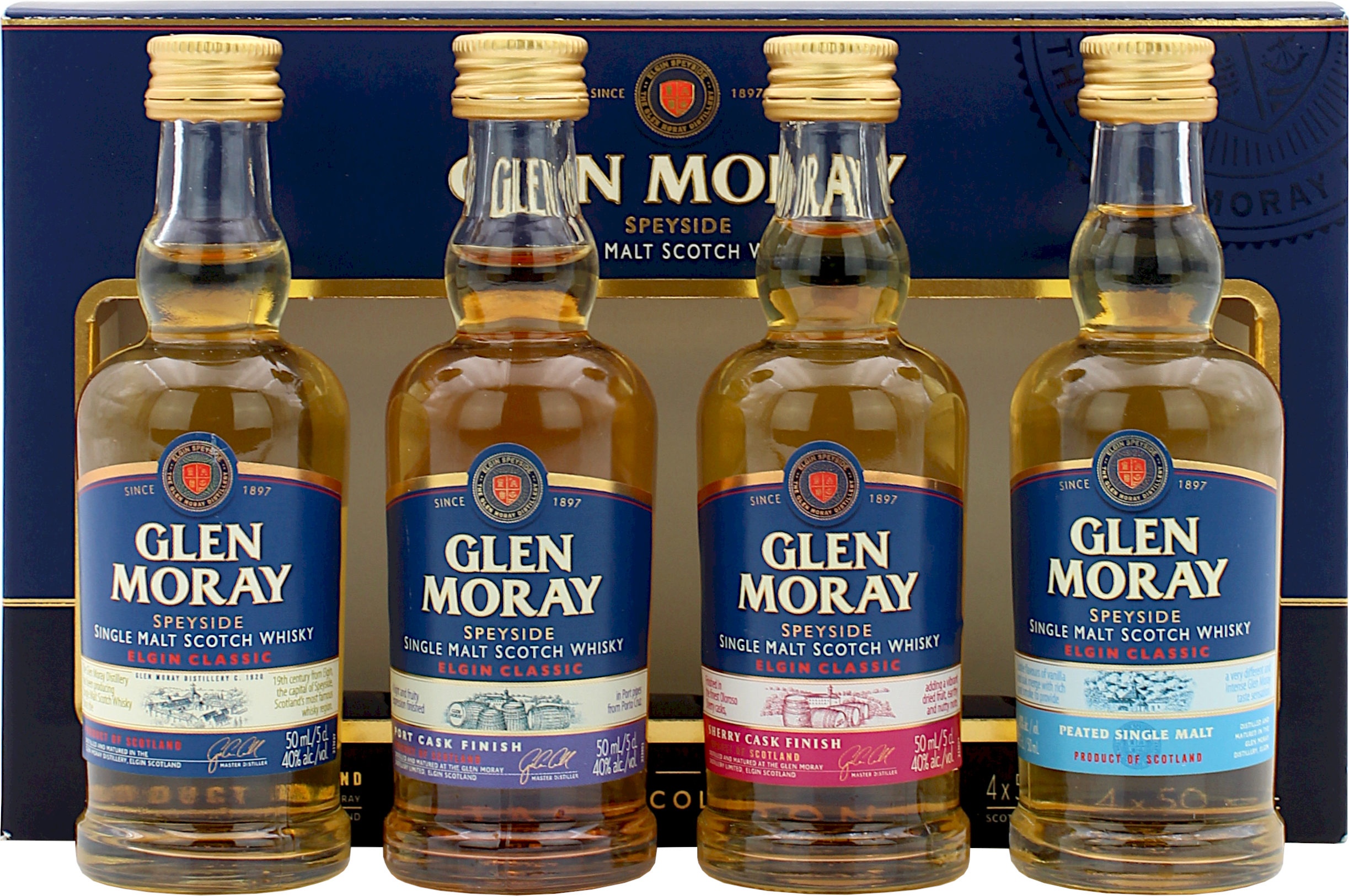 Glen Moray Tasting Set 40.0% 4x50ml