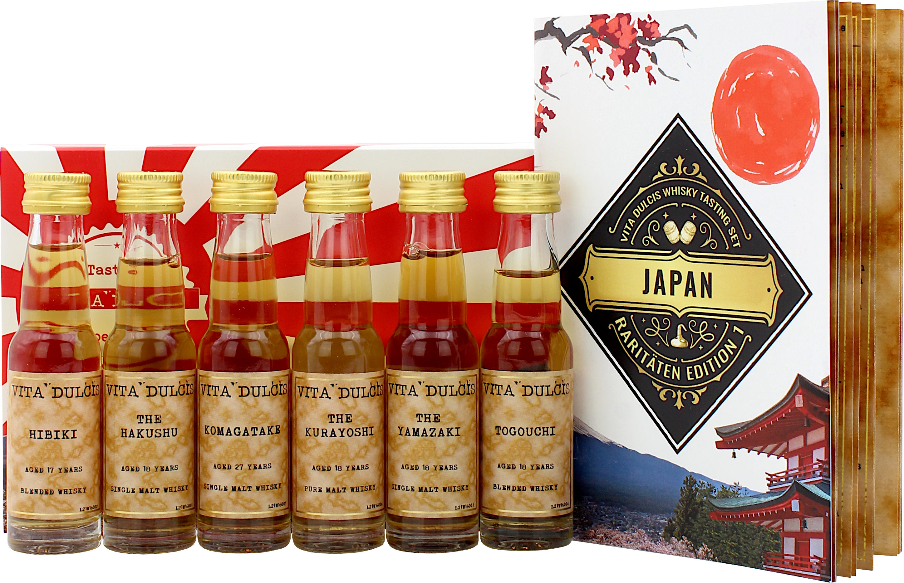 Whisky Tasting-Box "Japan Raritäten" 44.7% 6x20ml