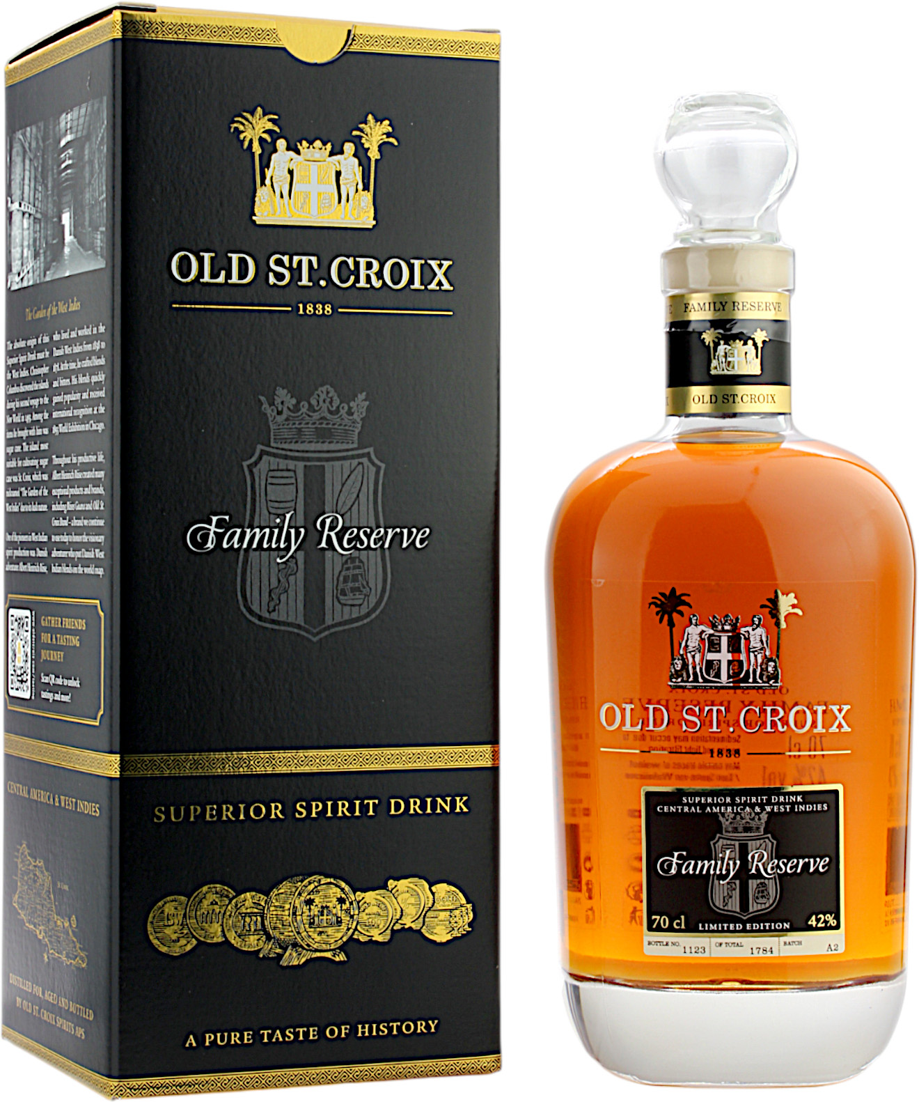 Old St. Croix Family Reserve 1838 Limited Edition 42.0% 0,7l