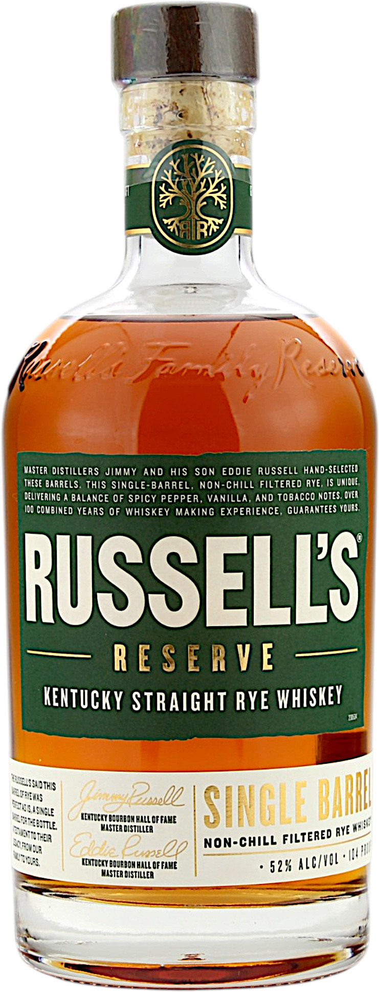 Russell's Reserve Single Barrel Kentucky Straight Rye Whiskey 52.0% 0,7l