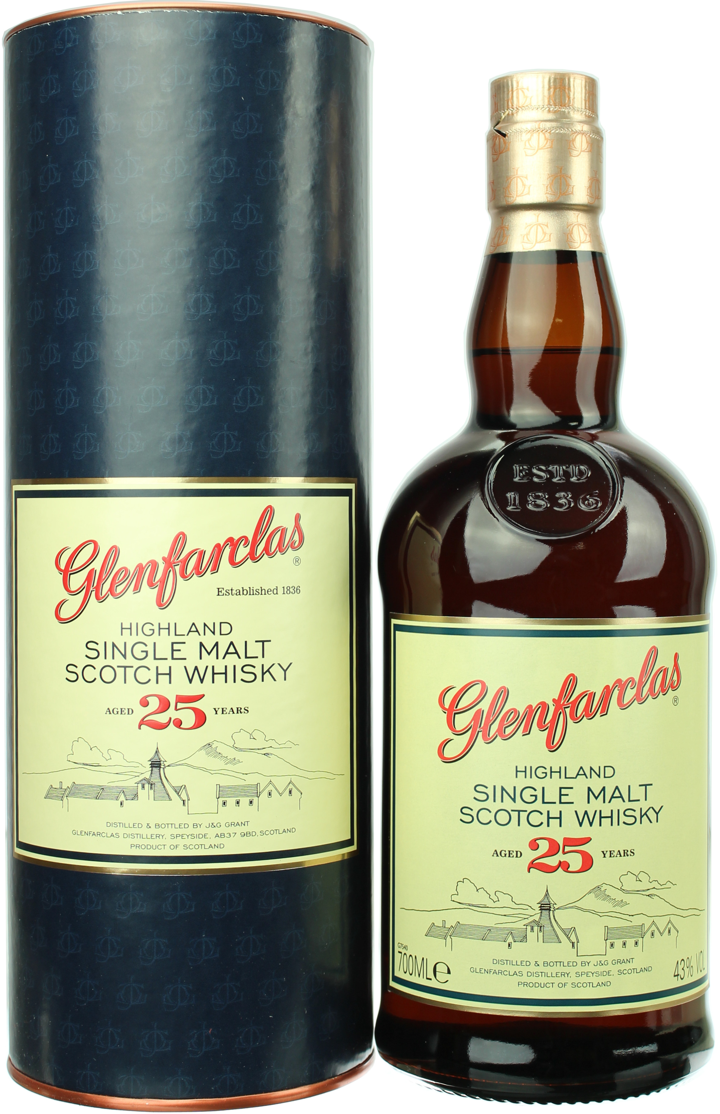 Glenfarclas 25 Jahre 43.0% 0,7l