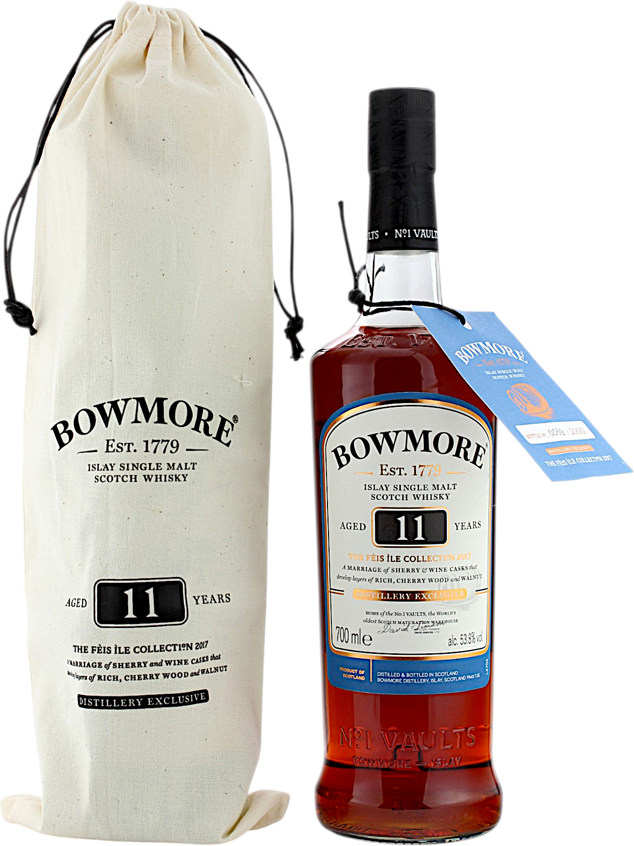 Bowmore 11 Jahre The Feis Ile Collection 2017 53.8% 0,7l
