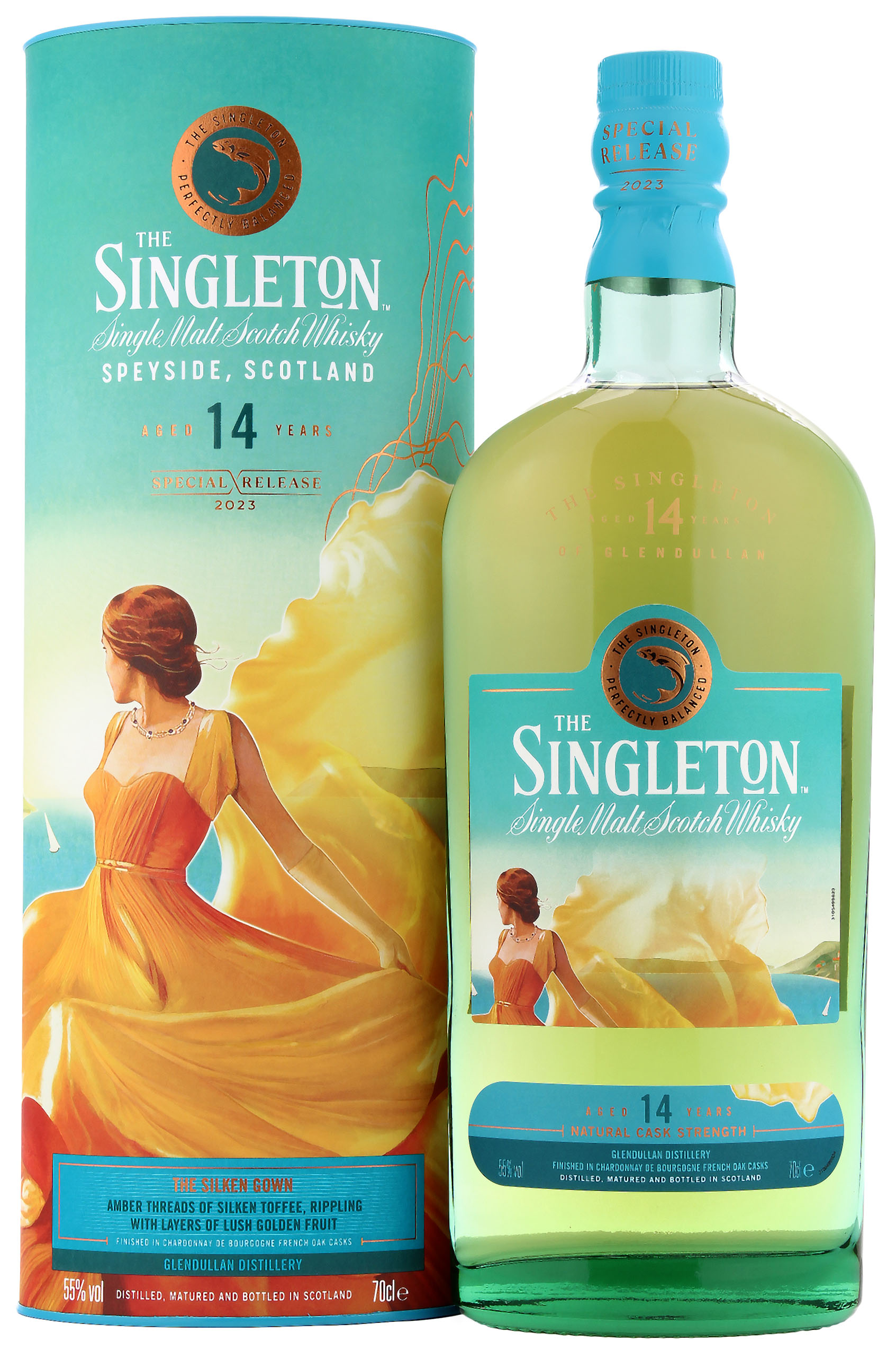 Singleton of Glendullan 14 Jahre The Silken Gown Special Release 2023 55.0% 0,7l