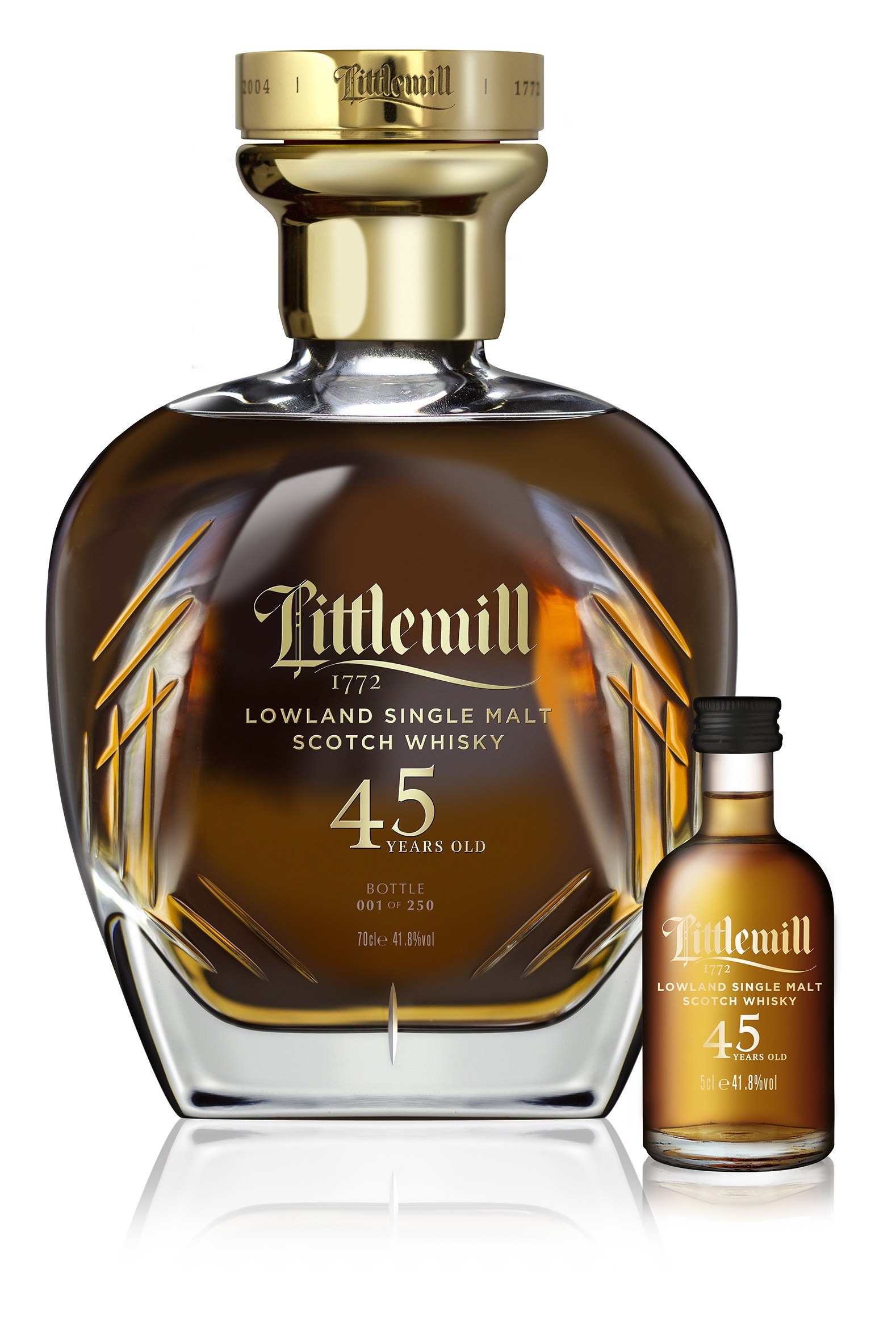 Littlemill 45 Jahre 1976/2022 250th Anniversary Limited Edition 2022 41.8% 0,7l