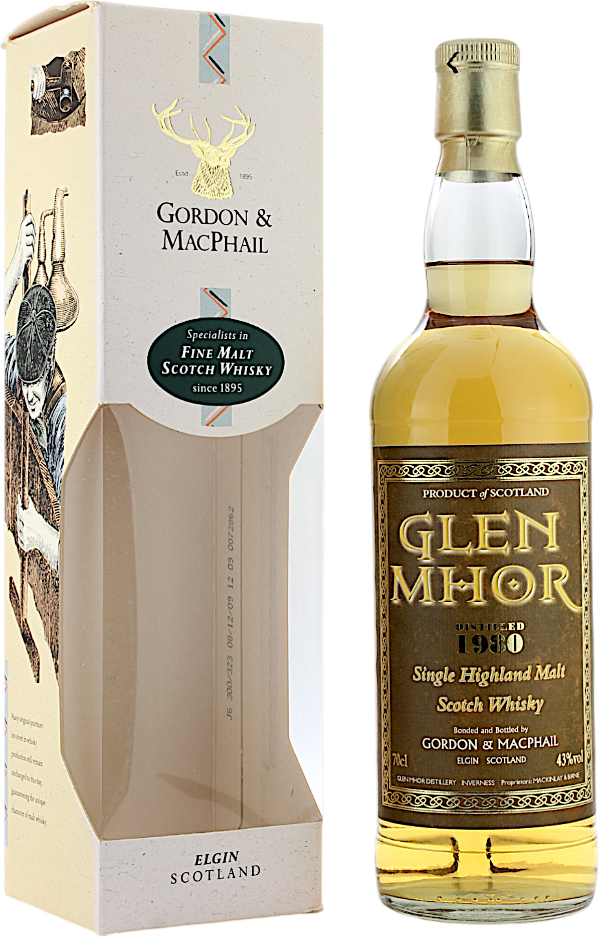 Glen Mhor 1980 Rare Vintage G&M 43.0% 0,7l