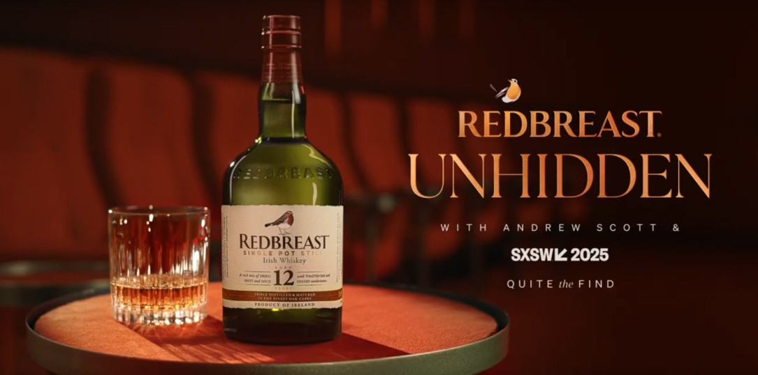 Redbreast Single Pot Still Irish Whiskey arbeitet mit Andrew Scott und dem SXSW Film- und Fernsehfestival zusammen, um verborgene Schätze ans Licht zu bringen