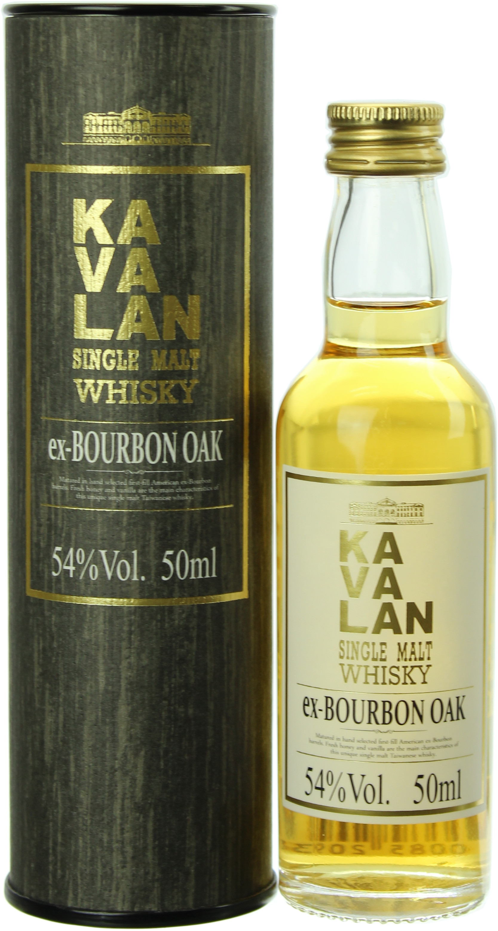 Miniatur Kavalan Ex-Bourbon Oak (Taiwan) 54.0% 0,05l Miniatur Kavalan Ex-Bourbon Oak (Taiwan) 54.0% 0,05l