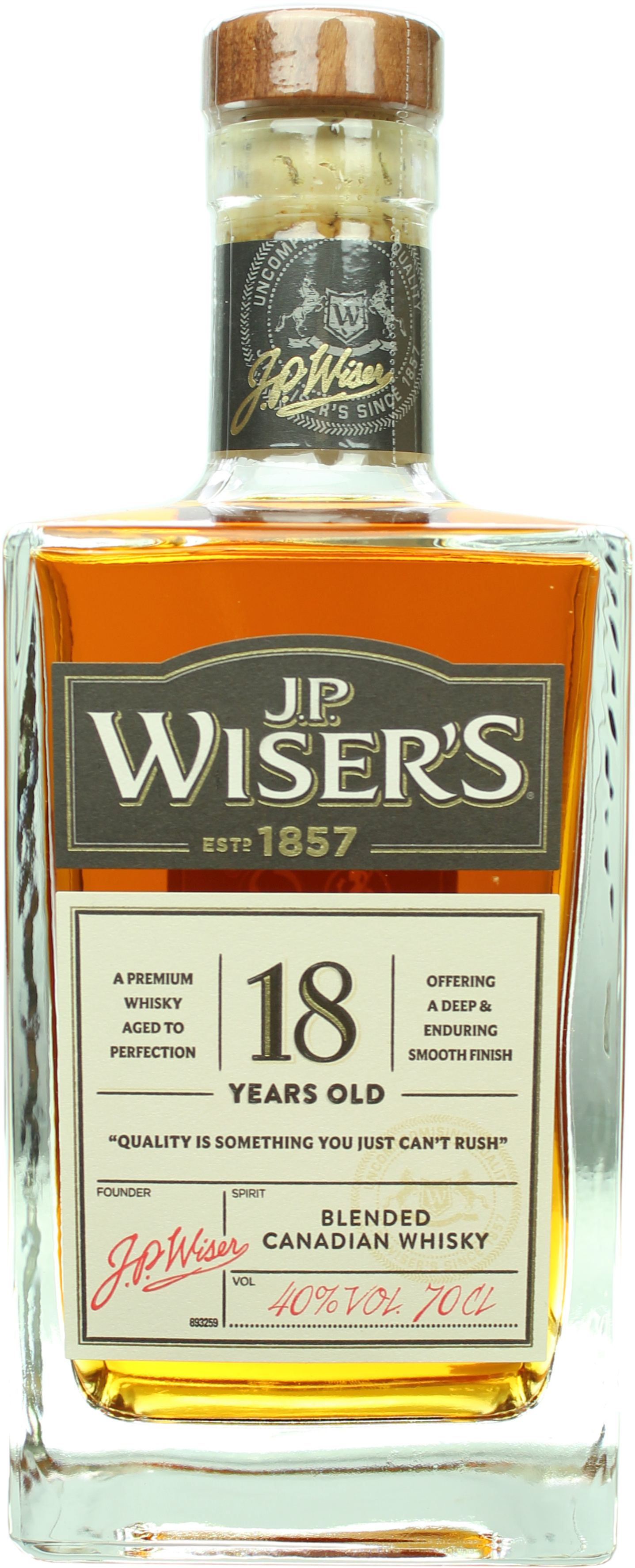 J.P. Wiser's 18 Jahre (Kanada) 40.0% 0,7l