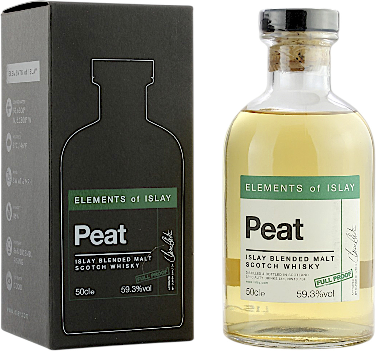 Elements of Islay Peat Full Proof 59.3% 0,5l