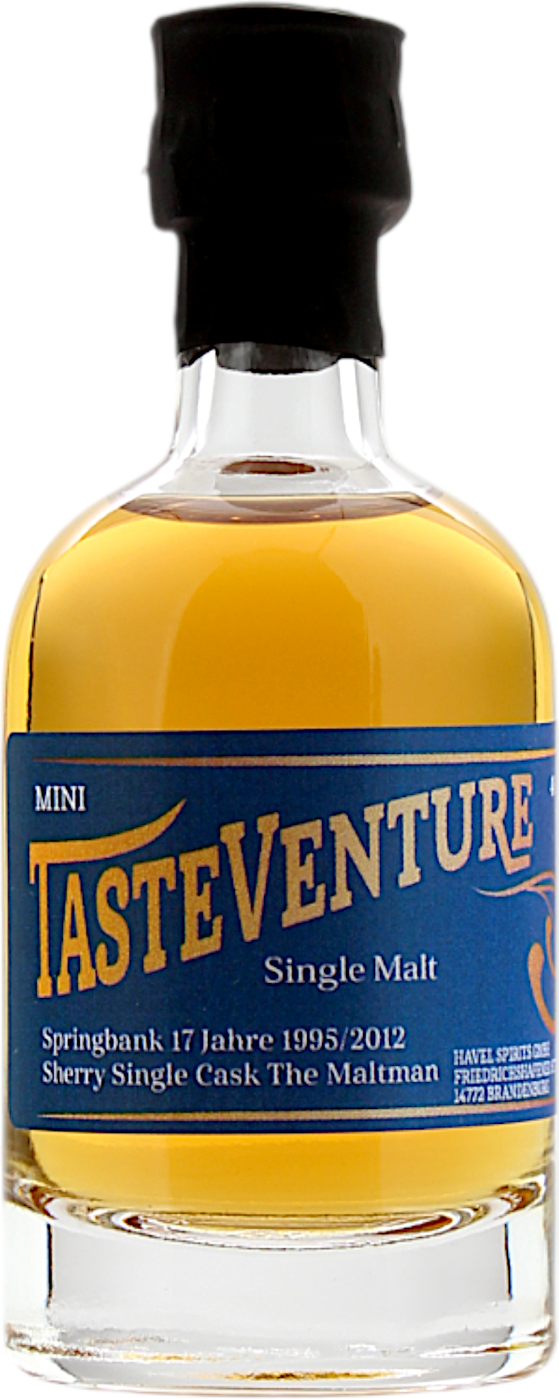 Miniatur Springbank 17 Jahre 1995/2012 Sherry Single Cask The Maltman Tasteventure 46.0% 0,05l