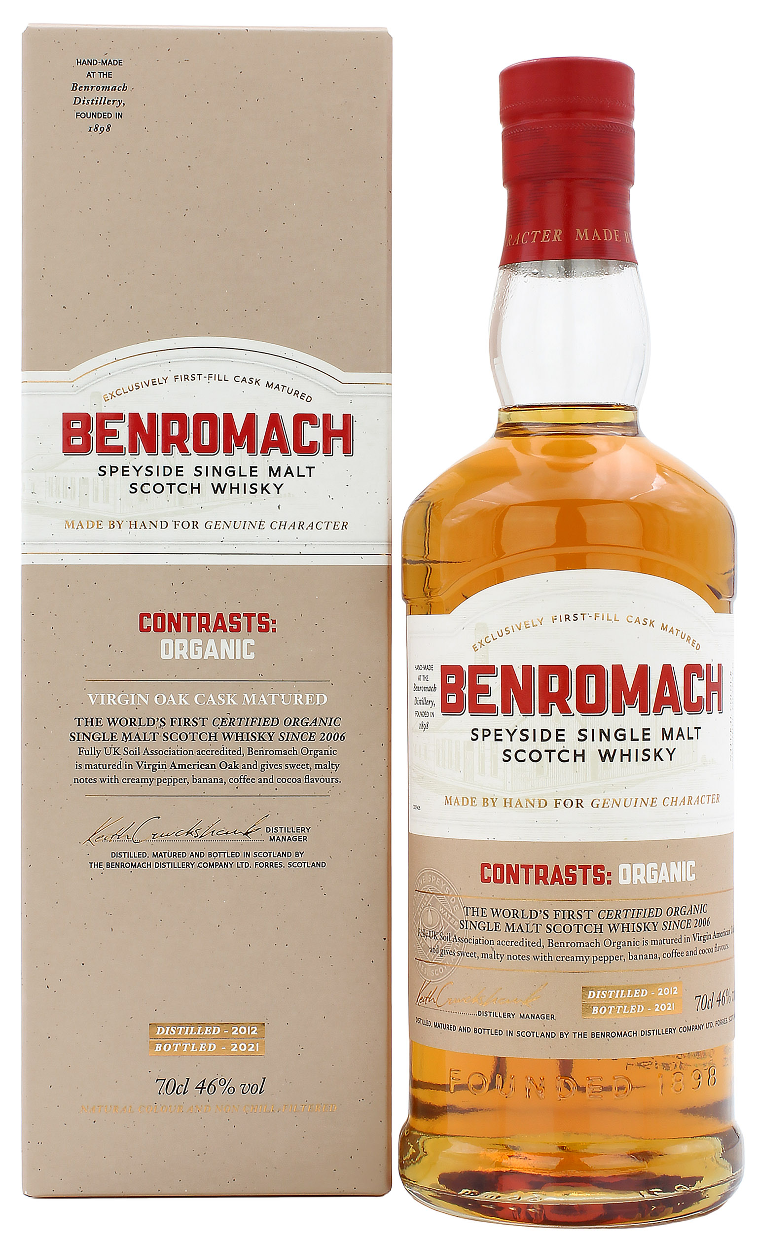 Benromach Organic Edition 2012/2021 46.0% 0,7l