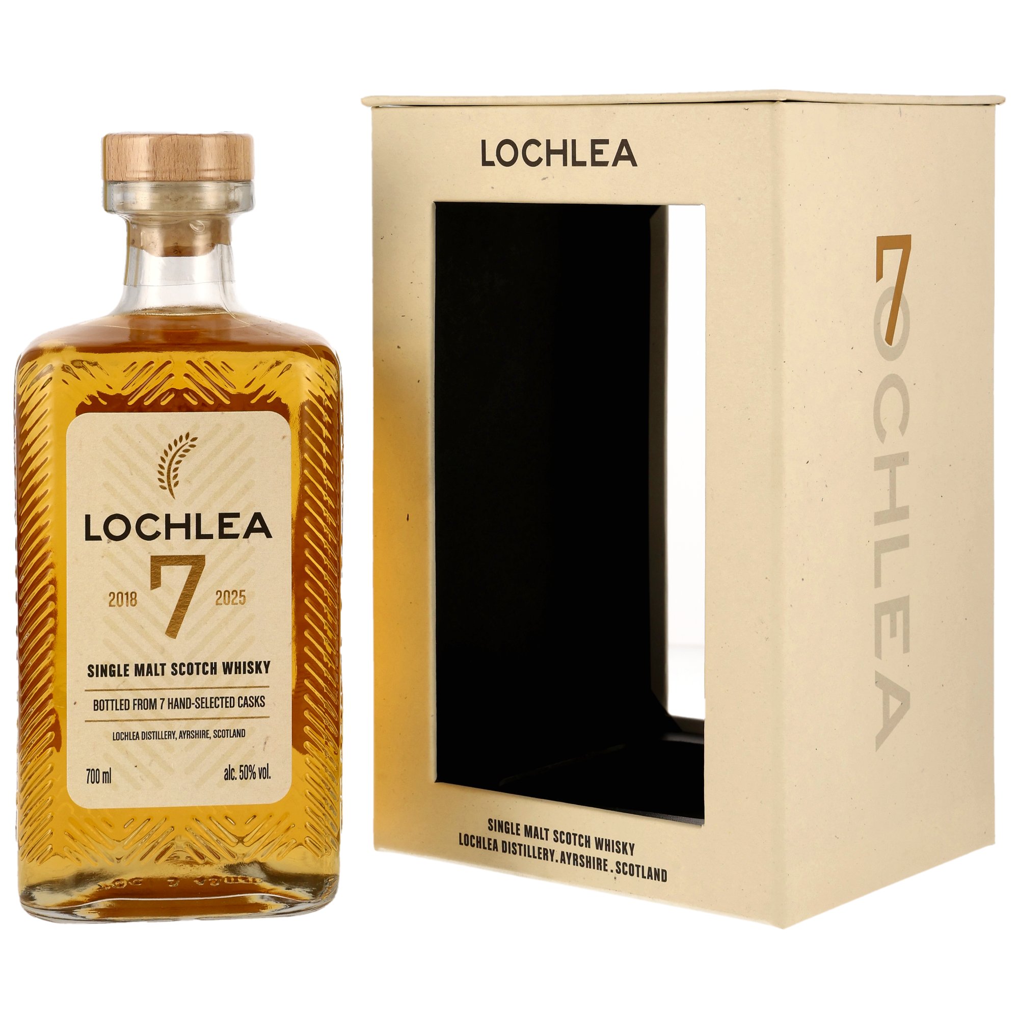Lochlea 7 Jahre 2018/2025 1st Fill Bourbon Casks 50.0% 0,7l