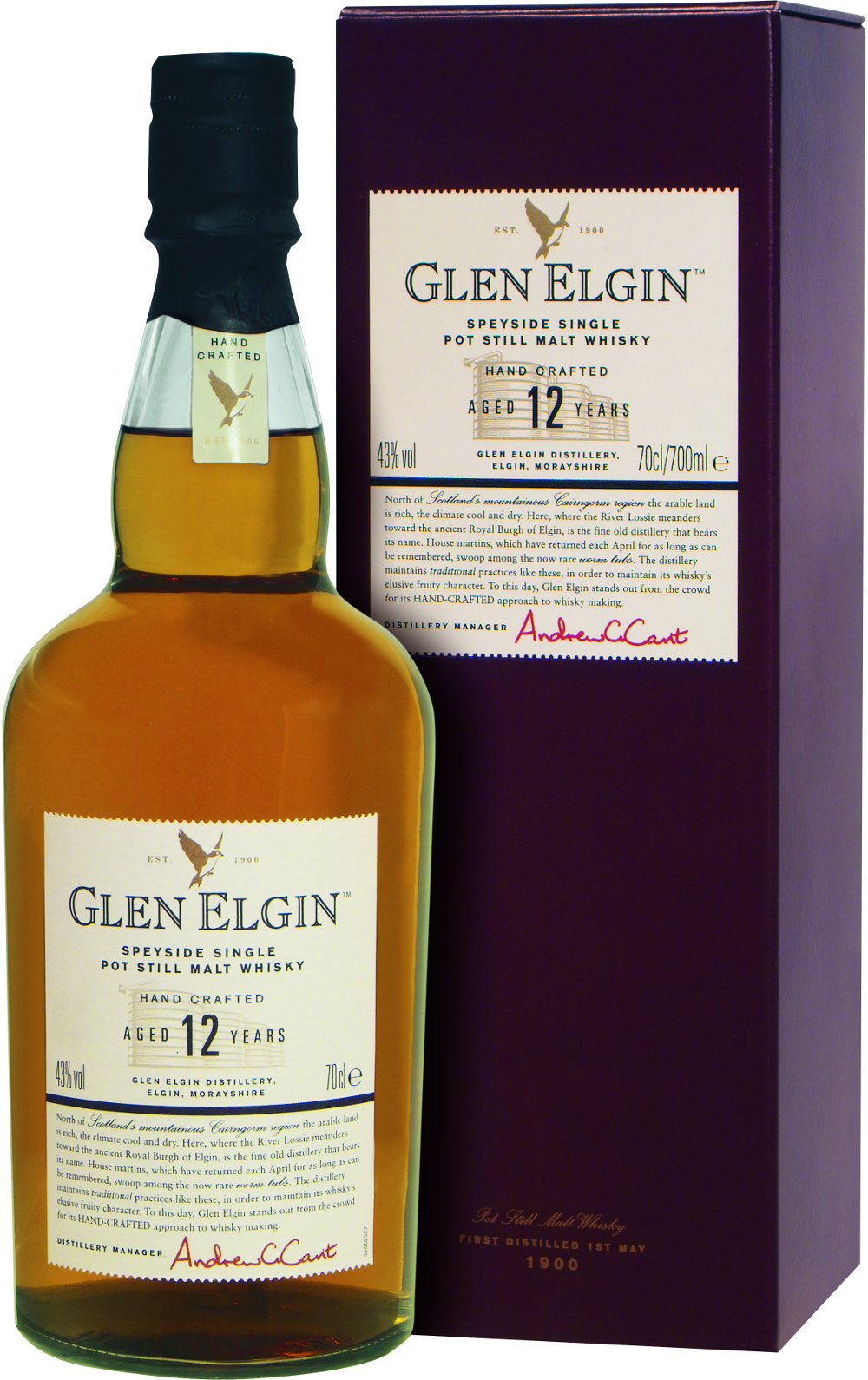 Glen Elgin 12 Jahre 43.0% 0,7l