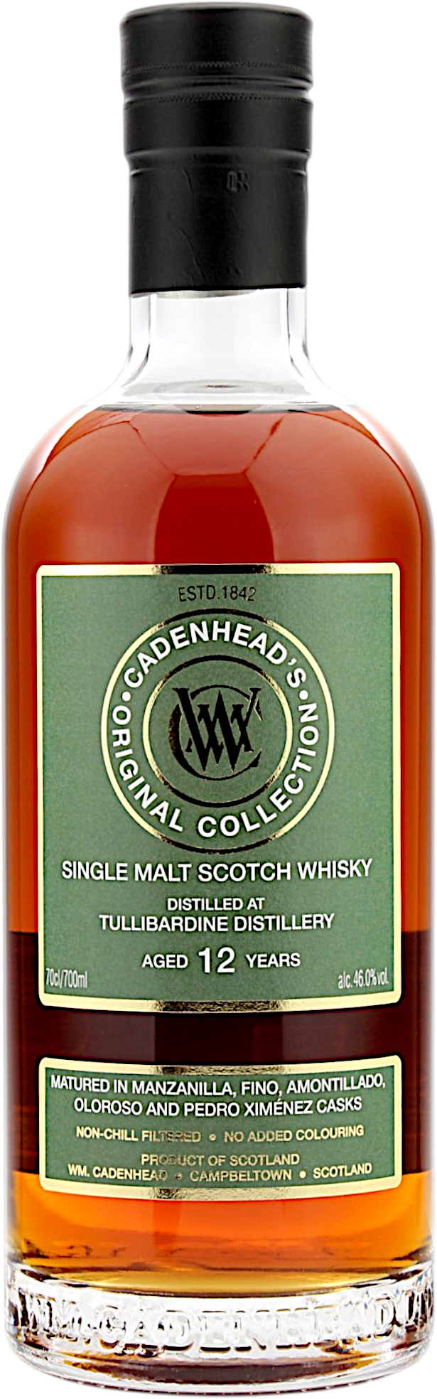 Tullibardine 12 Jahre Spectrum Series 1.0 Cadenhead’s 46.0% 0,7l