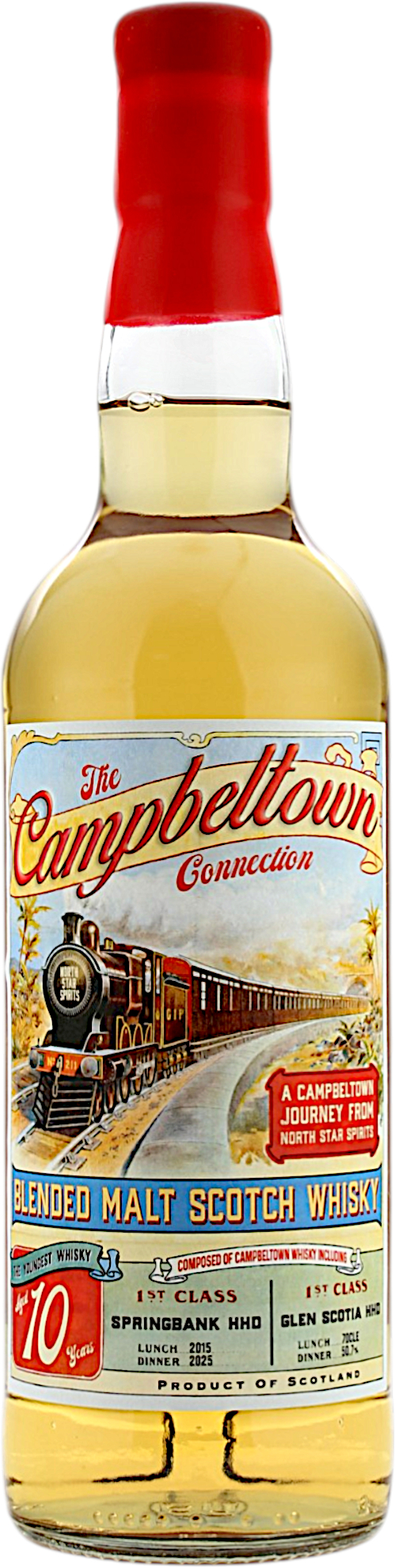 The Campbeltown Connection 10 Jahre 2015/2025 (Springbank / Glen Scotia) North Star Spirits 50.7% 0,7l
