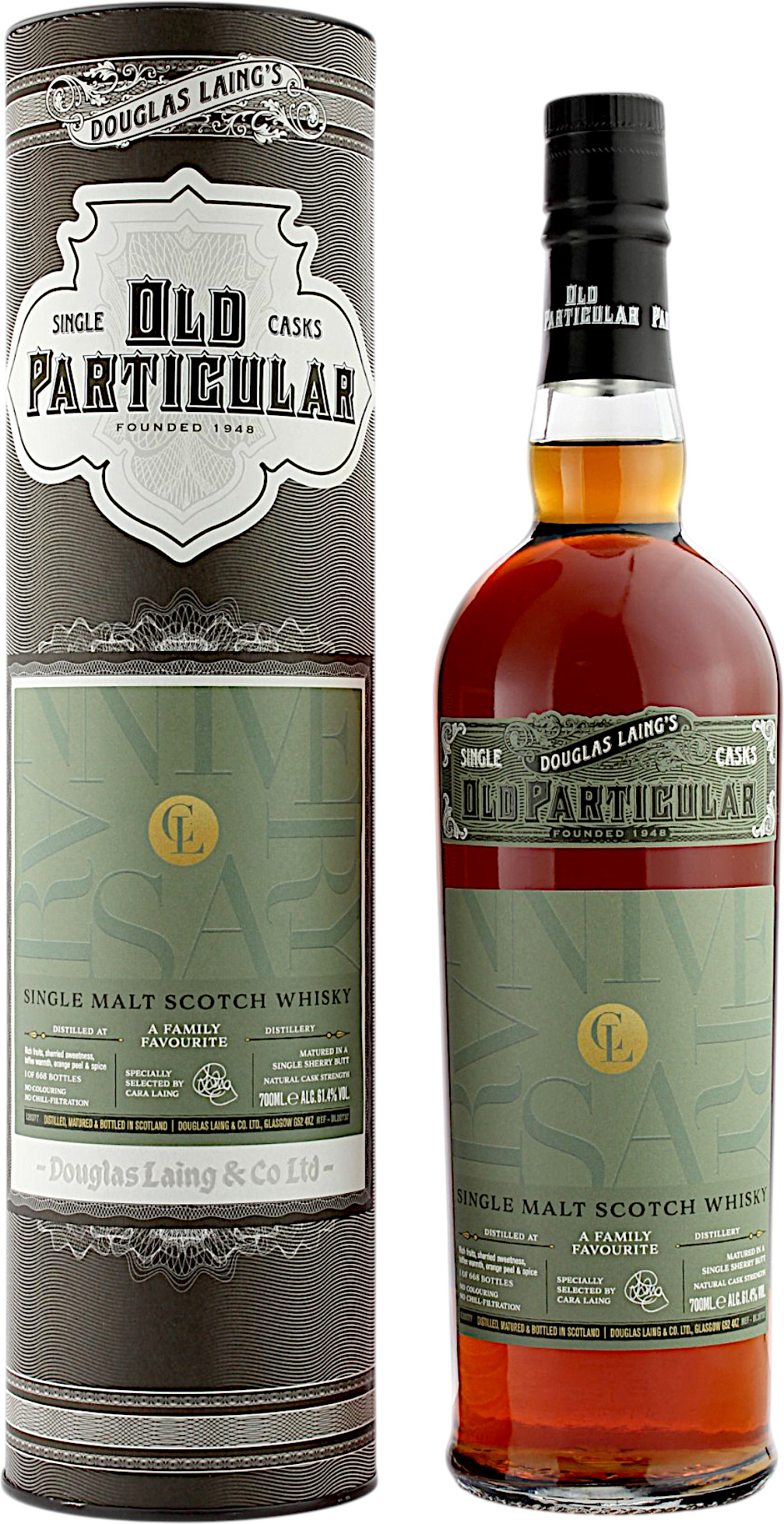 Family Favourite Distillery Old Particular Single Sherry Butt 61.4% 0,7l