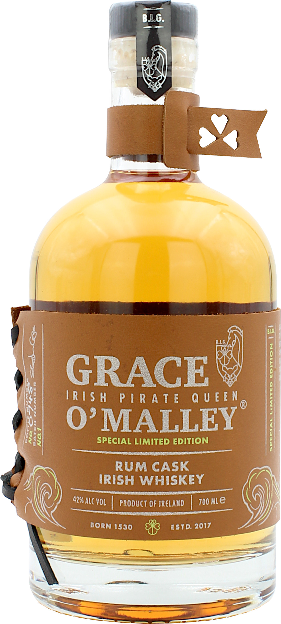 Grace O'Malley Rum Cask Irish Whiskey 42.0% 0,7l
