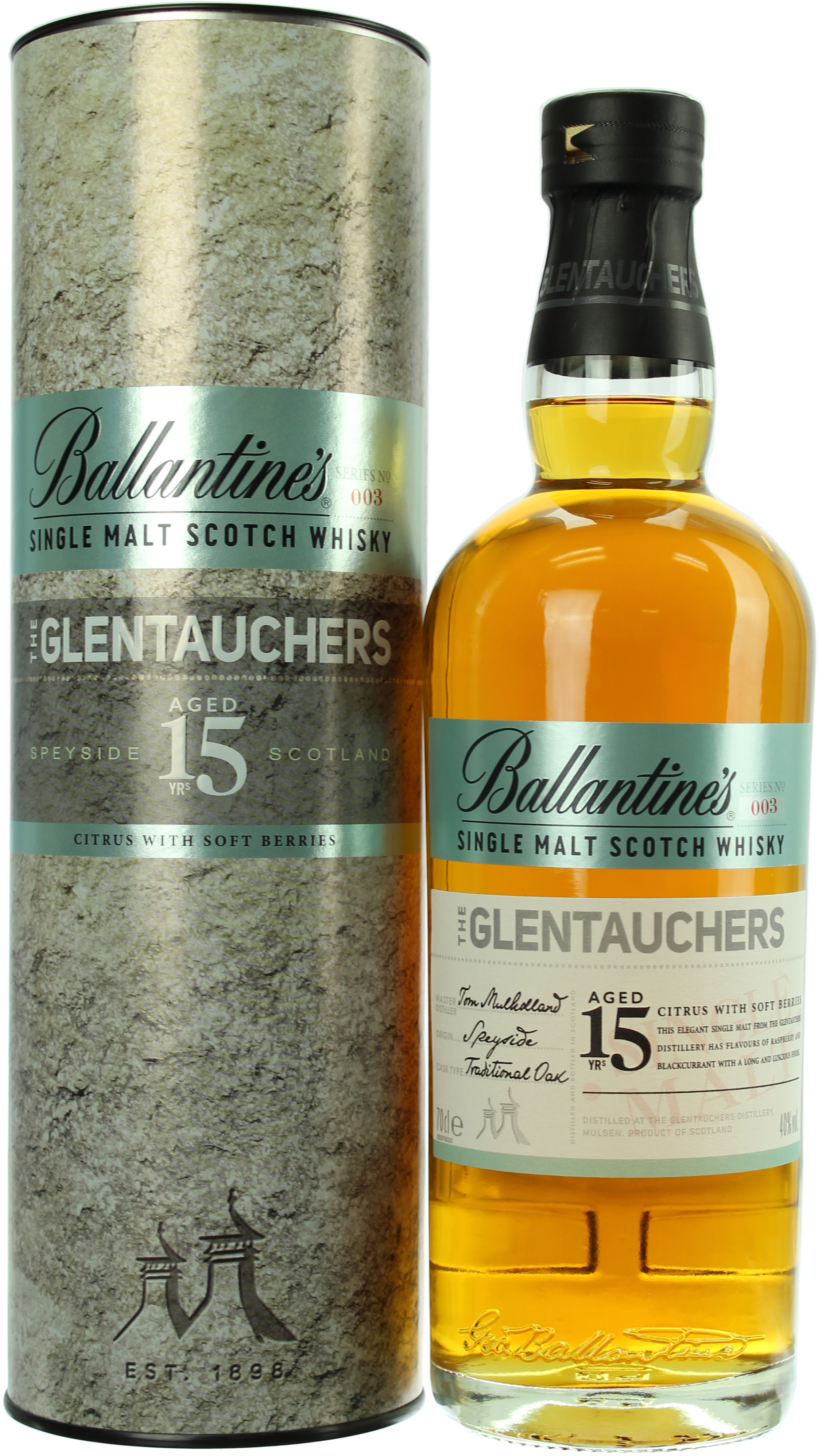 Glentauchers 15 Jahre Ballantines Series No. 3 40.0% 0,7l