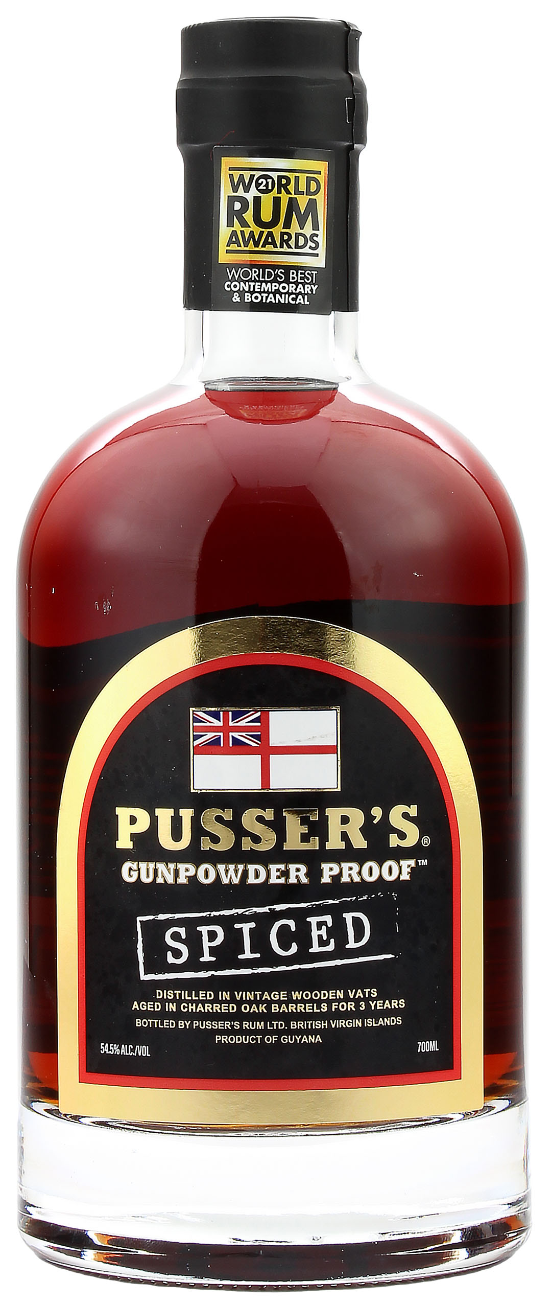 Pusser's Gunpowder Proof Spiced Rum 54.5% 0,7l