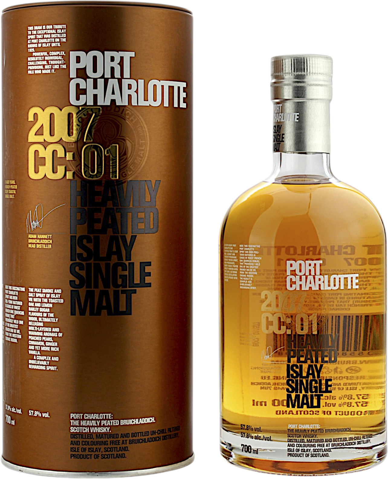 Port Charlotte 8 Jahre 2007 CC:01 57.8% 0,7l