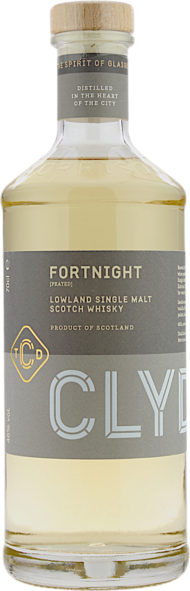 Clydeside Fortnight Peated 46.0% 0,7l