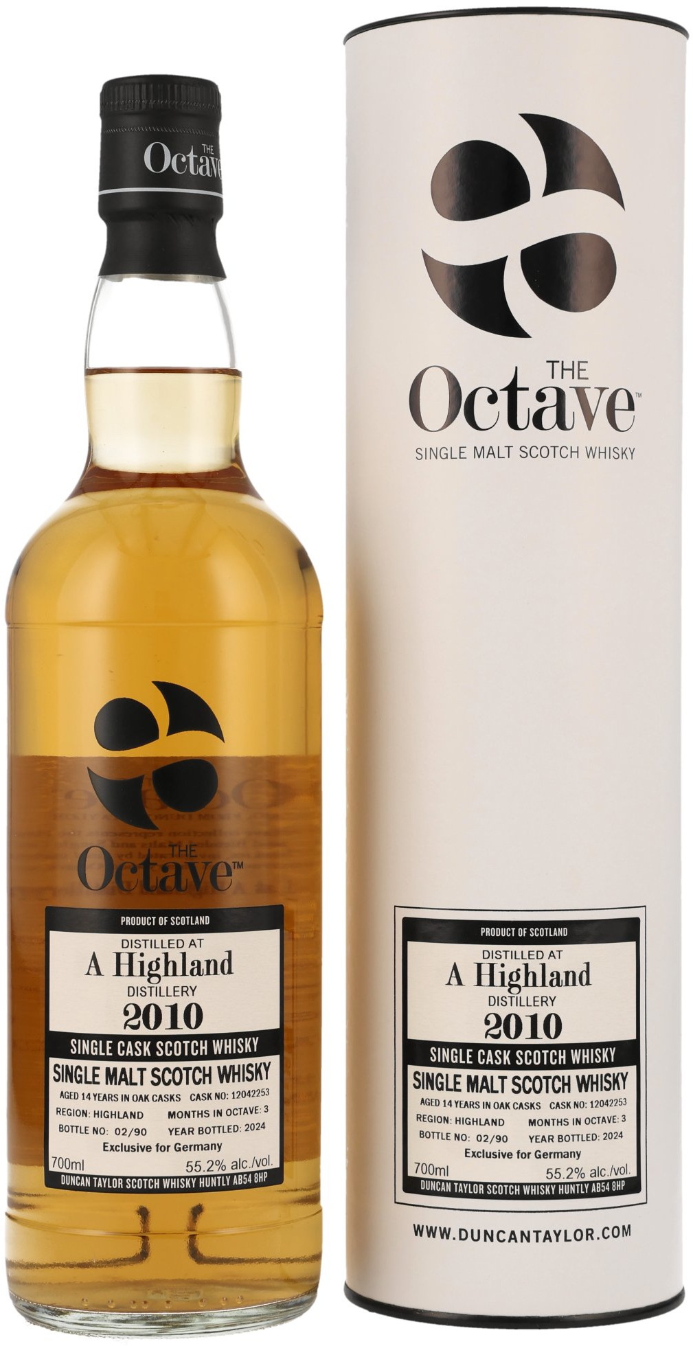 Highland Single Malt 14 Jahre 2010/2024 Single Cask Duncan Taylor 55.2% 0,7l