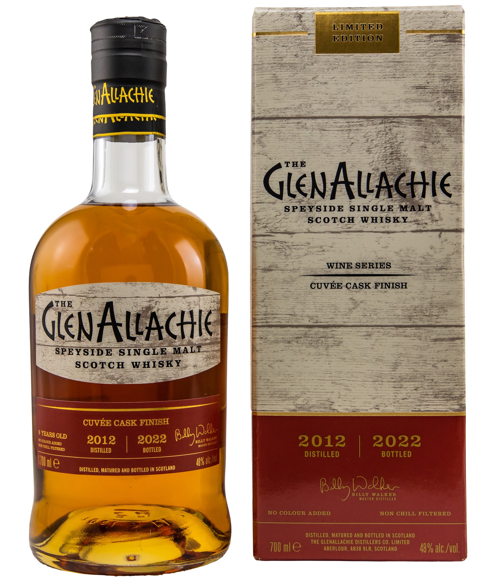 Glenallachie 9 Jahre 2012/2022 Wine Cask Cuvee 48.0% 0,7l