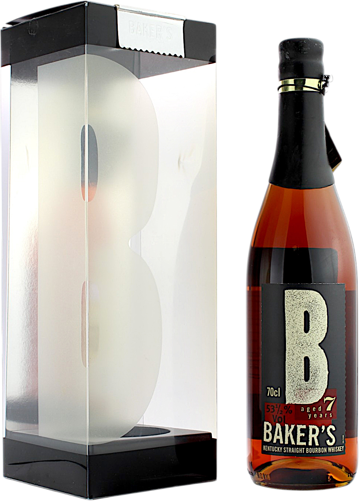 Bakers 107 Proof 7 Jahre Batch No. B-90-001 53.5% 0,7l