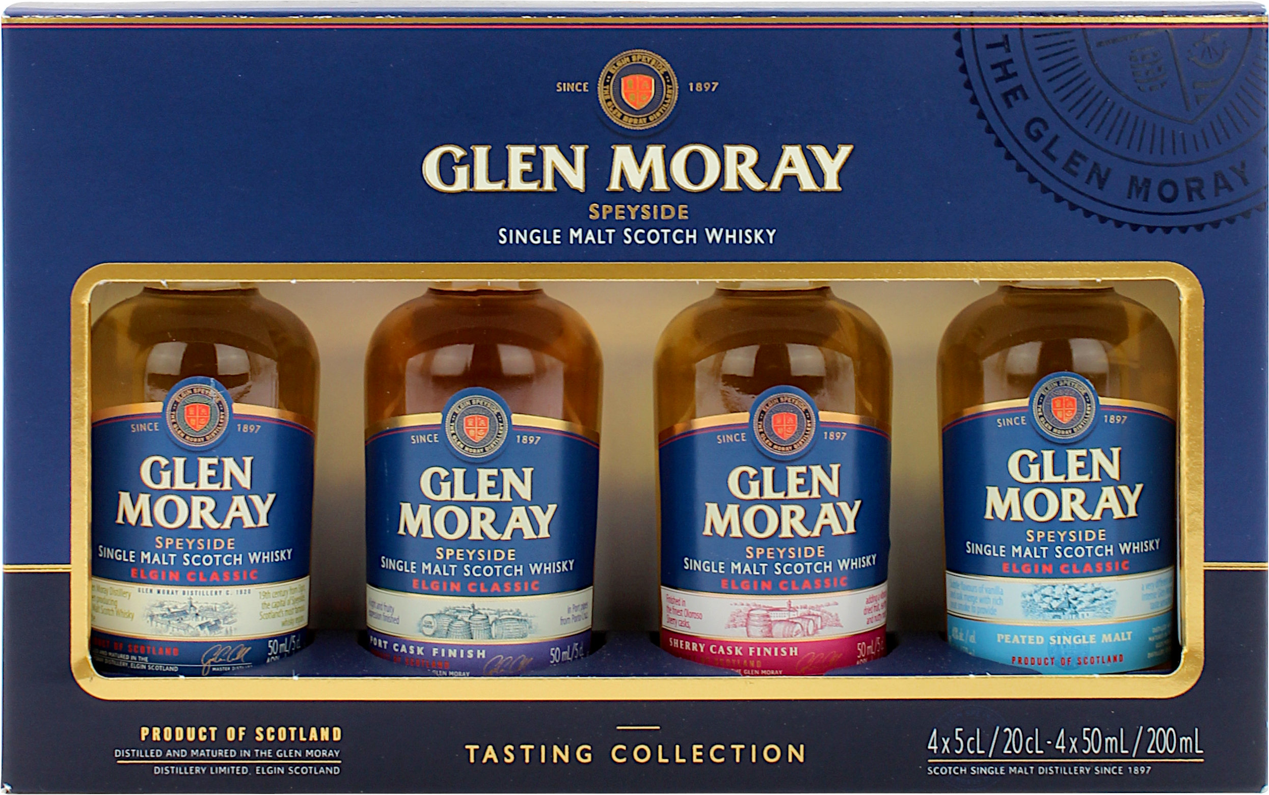 Glen Moray Tasting Set 40.0% 4x50ml