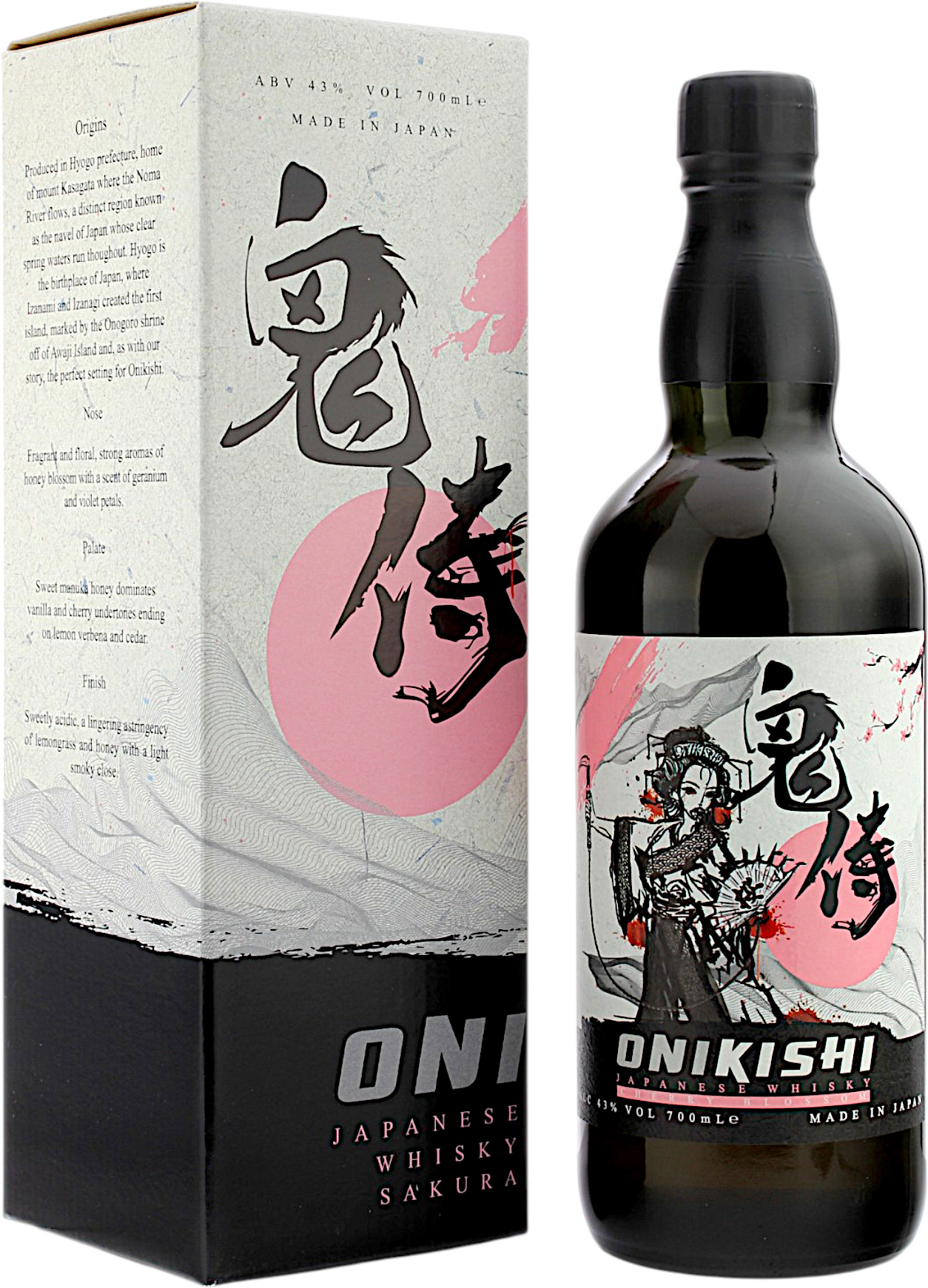 Onikishi Sakura Cherry Blossom Cask Japanese Whisky 43.0% 0,7l