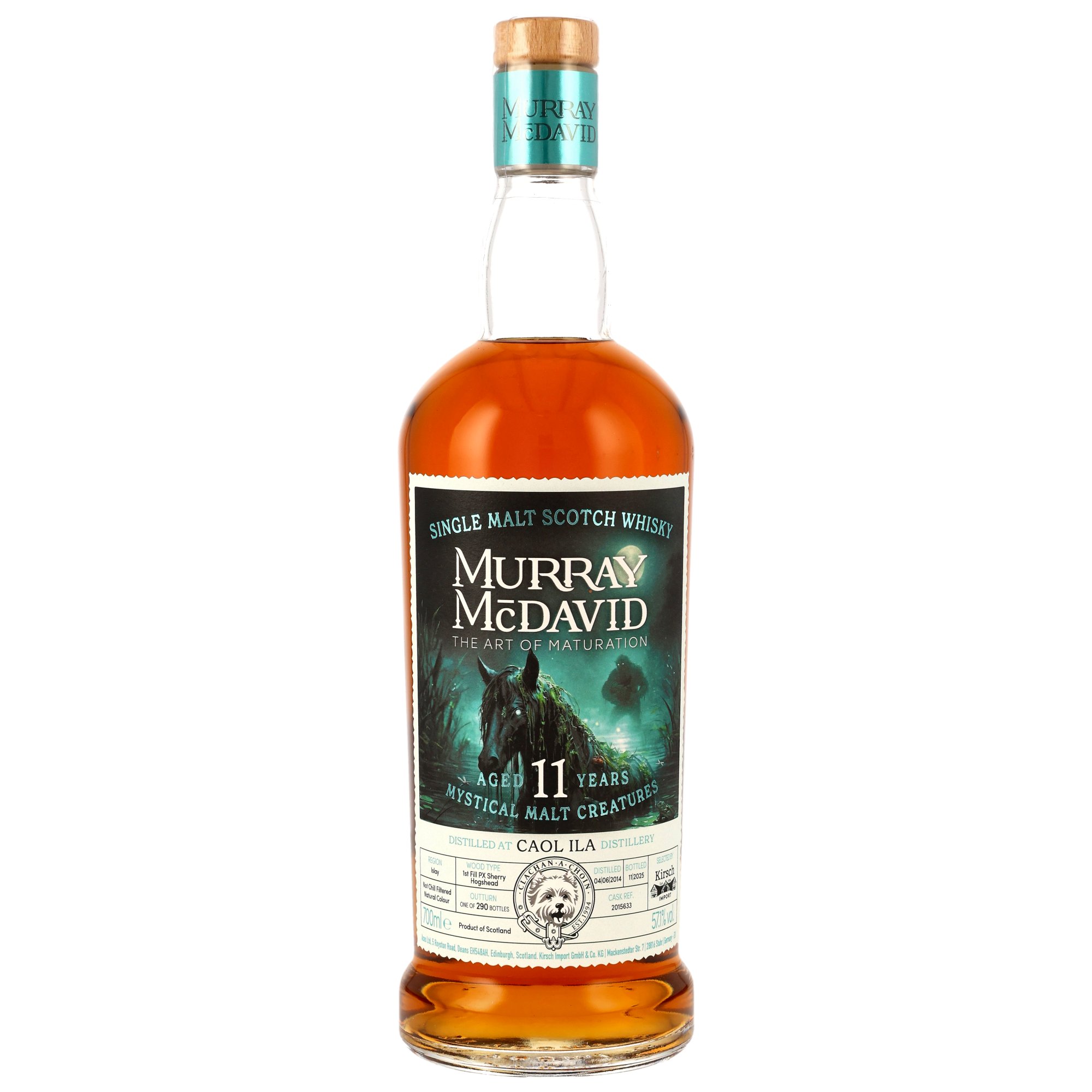 Caol Ila 11 Jahre 2014/2025 Mystical Malt Creatures 1st Fill PX Sherry Cask Murray McDavid 57.1% 0,7l