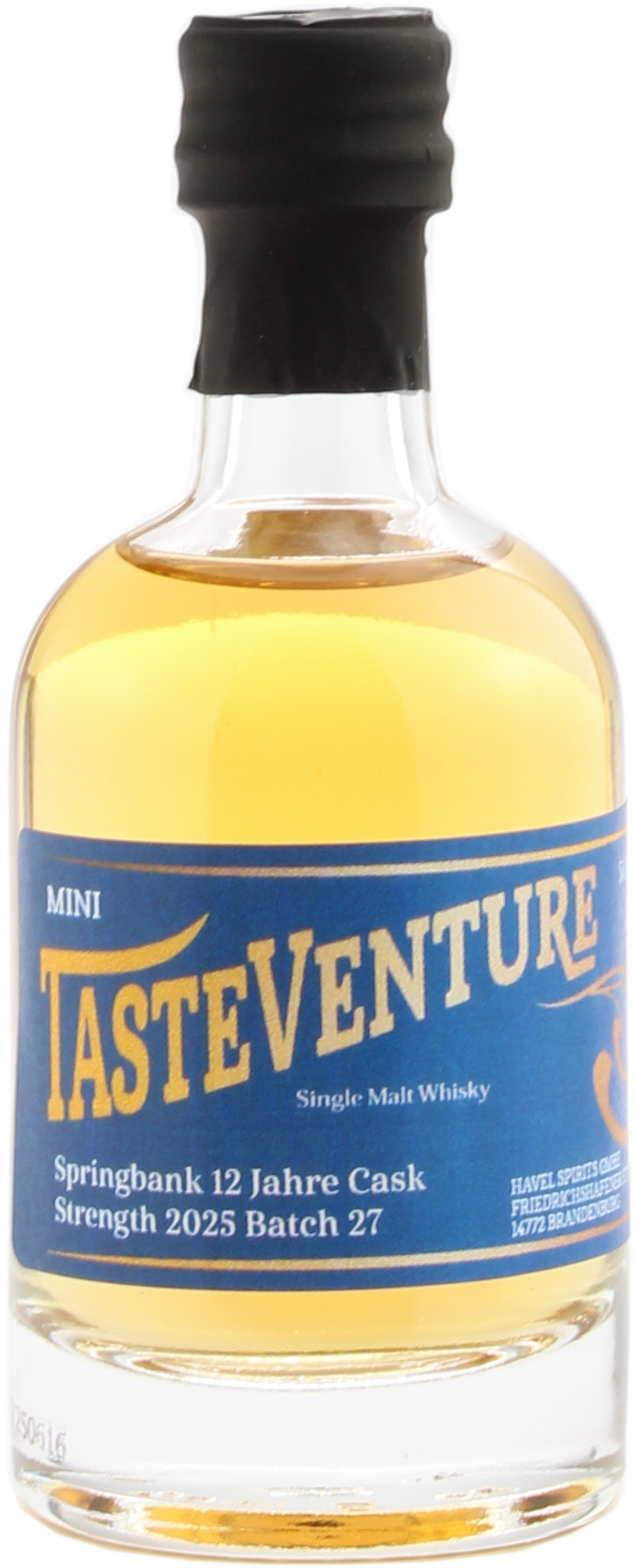 Miniatur Springbank 12 Jahre Cask Strength 2025 Batch 27 55.9% Tasteventure 0,05l