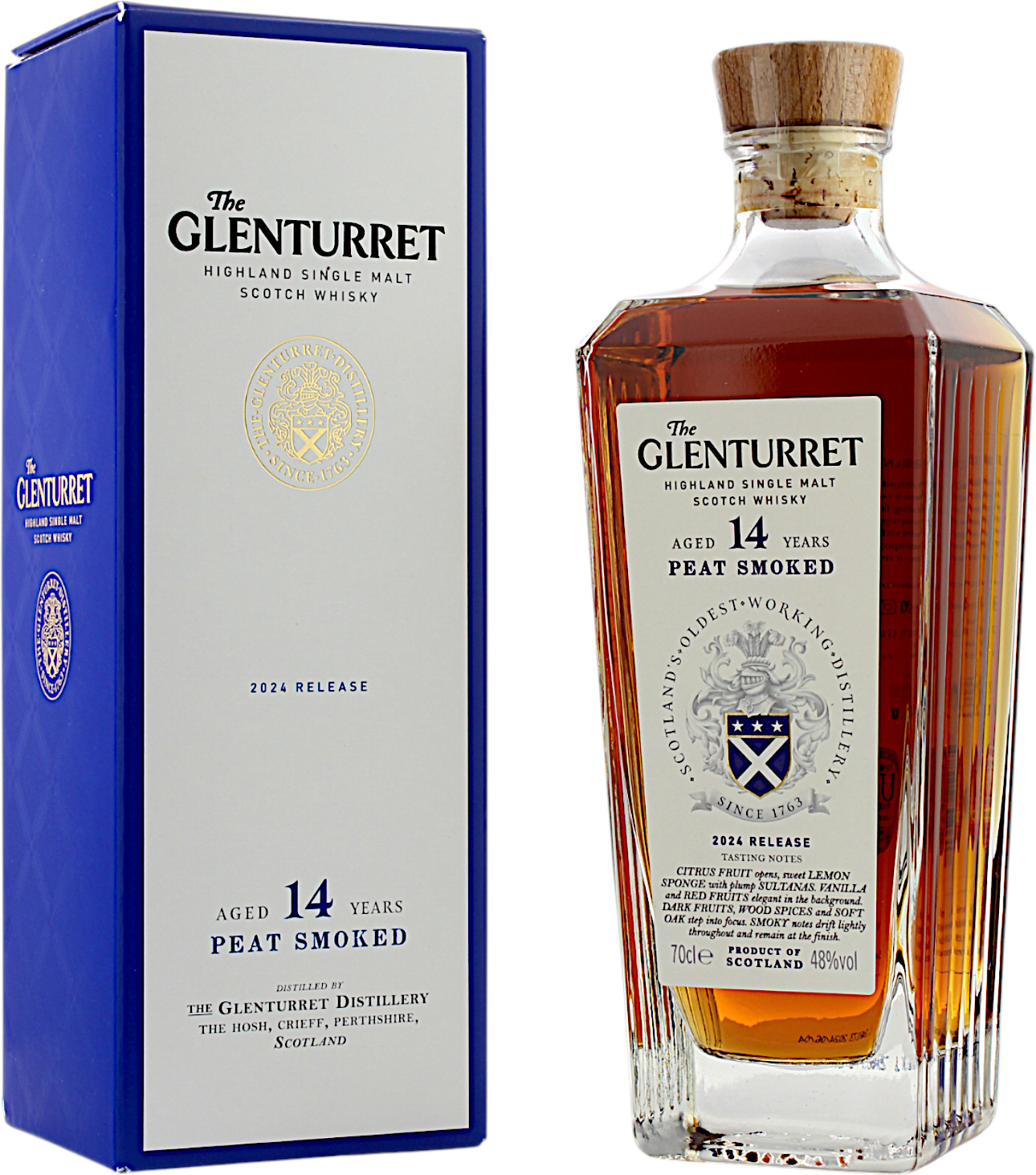 Glenturret 14 Jahre Peat Smoke 2024 Release 48.0% 0,7l